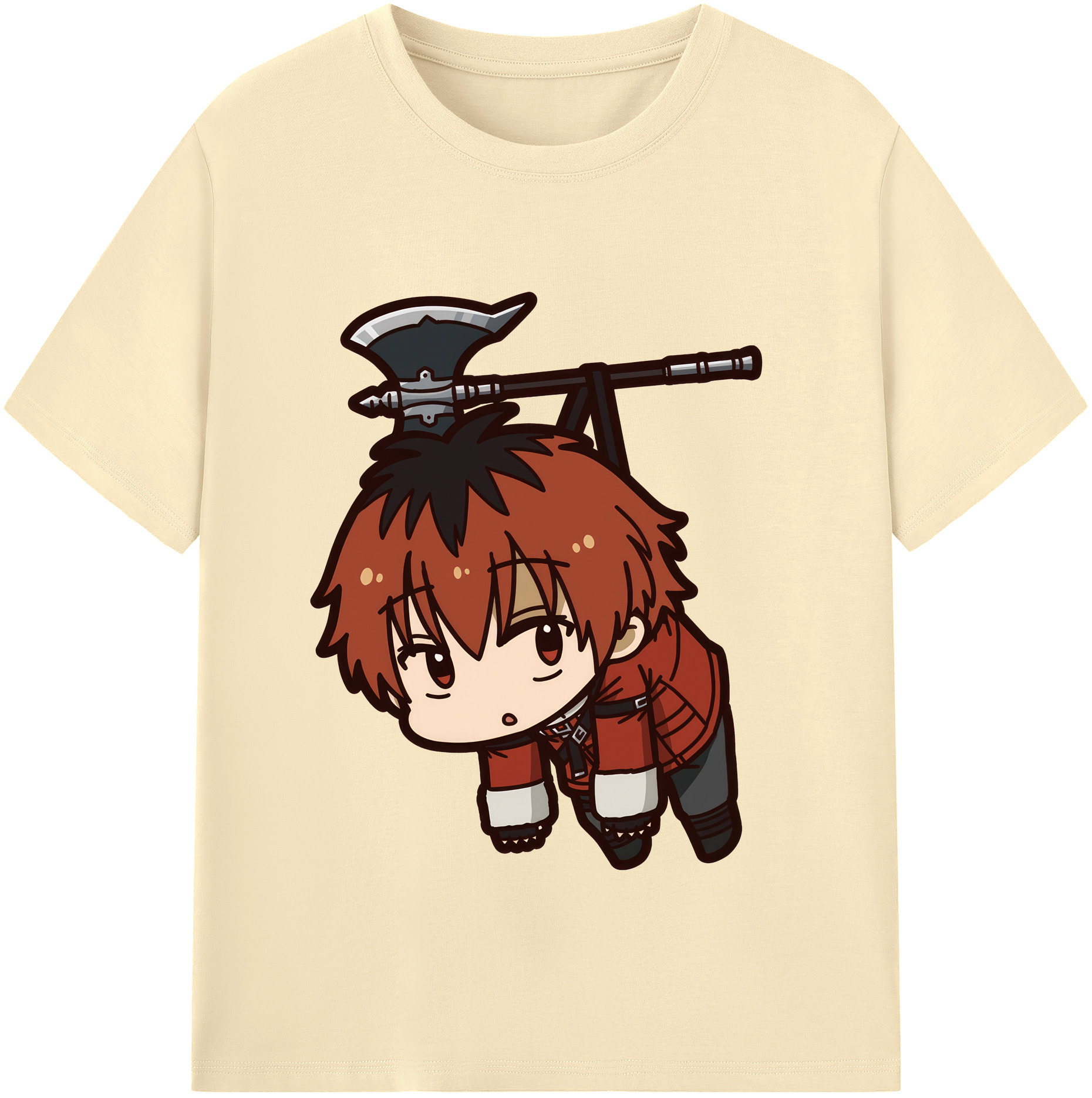 （画像用） 葬送のフリーレン Frieren 綿100％半袖Tシャツ（フロントプリント）