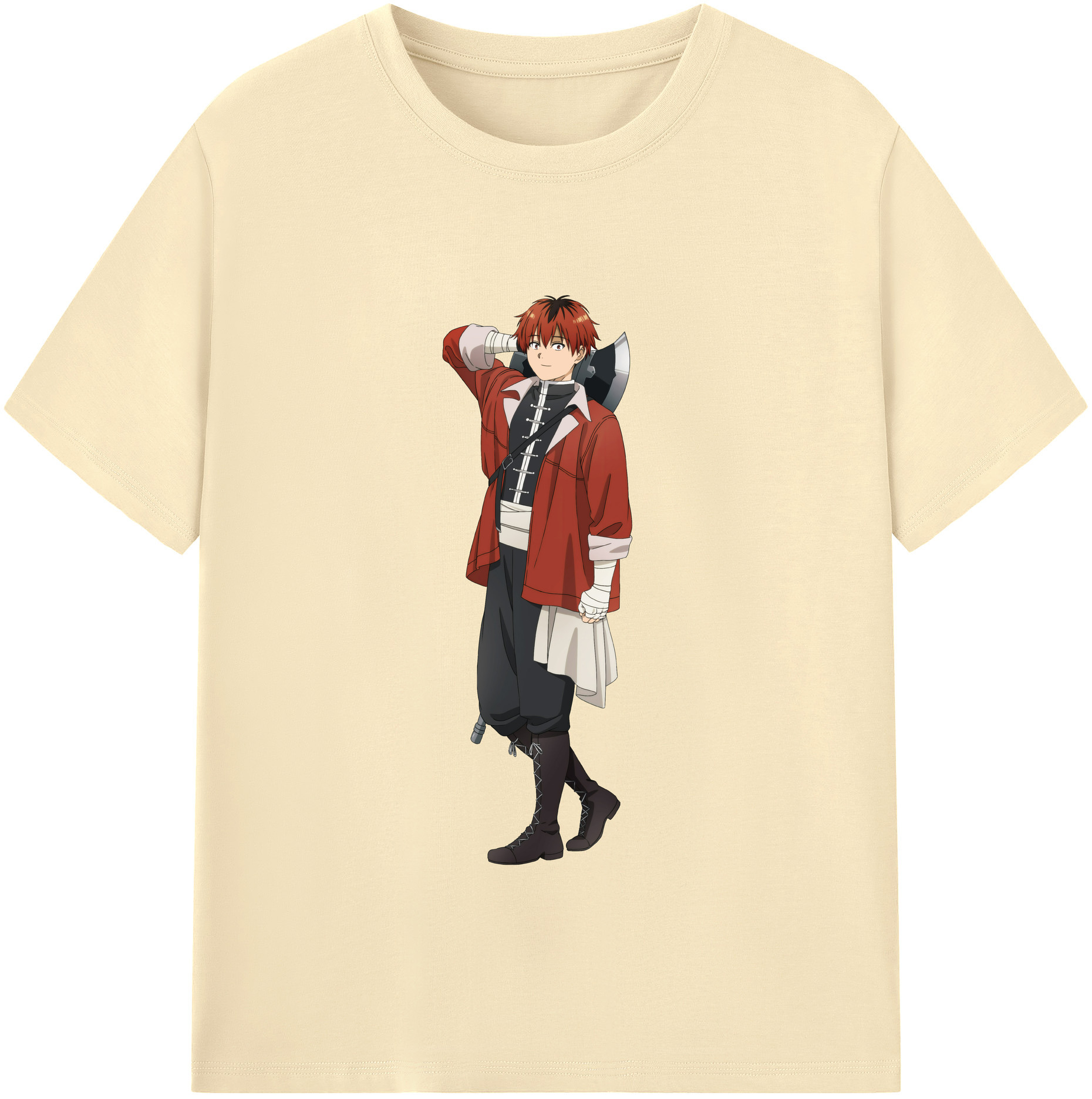 （画像用） 葬送のフリーレン Frieren 綿100％半袖Tシャツ（フロントプリント）