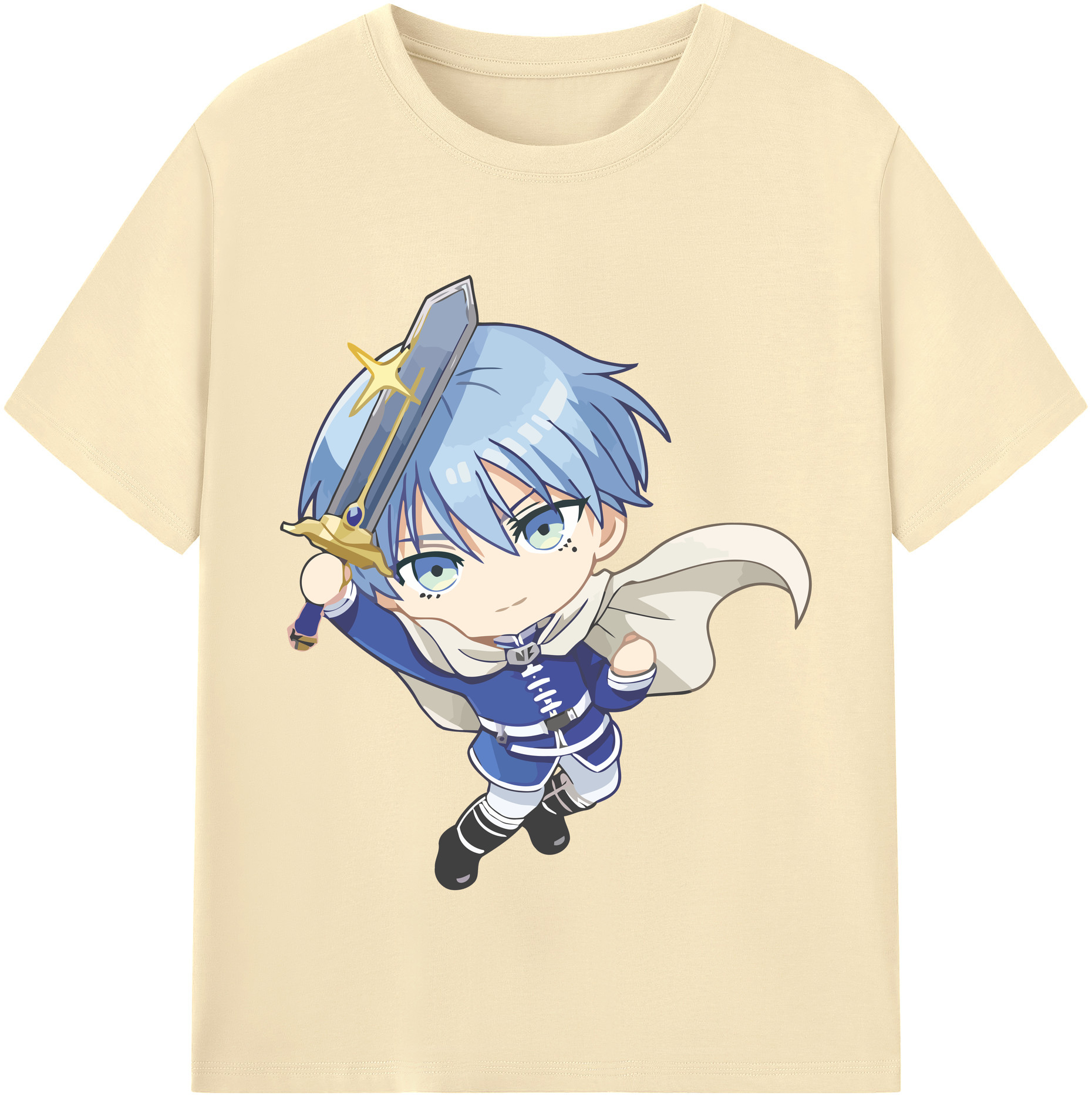 （画像用） 葬送のフリーレン Frieren 綿100％半袖Tシャツ（フロントプリント）