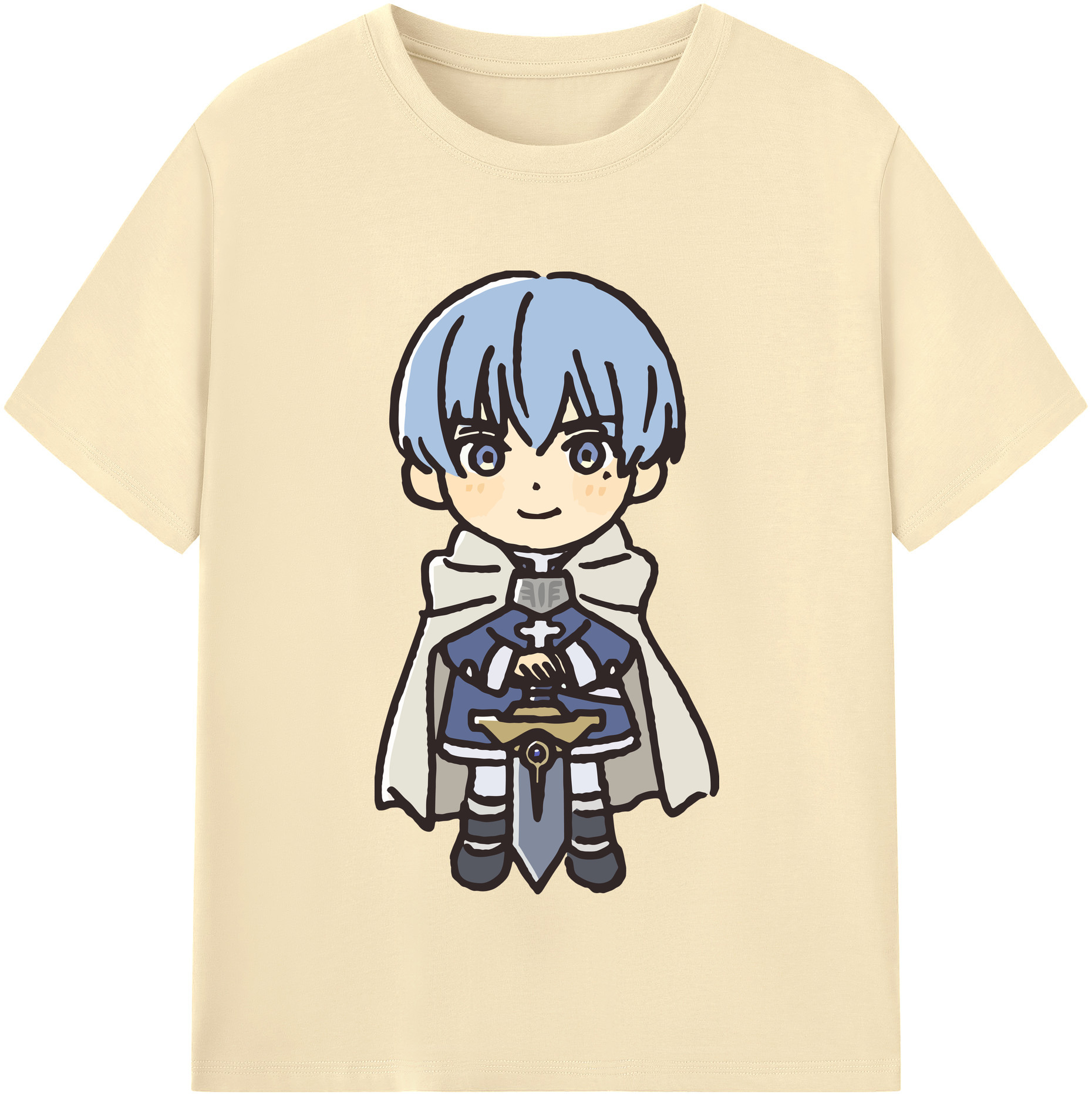 （画像用） 葬送のフリーレン Frieren 綿100％半袖Tシャツ（フロントプリント）