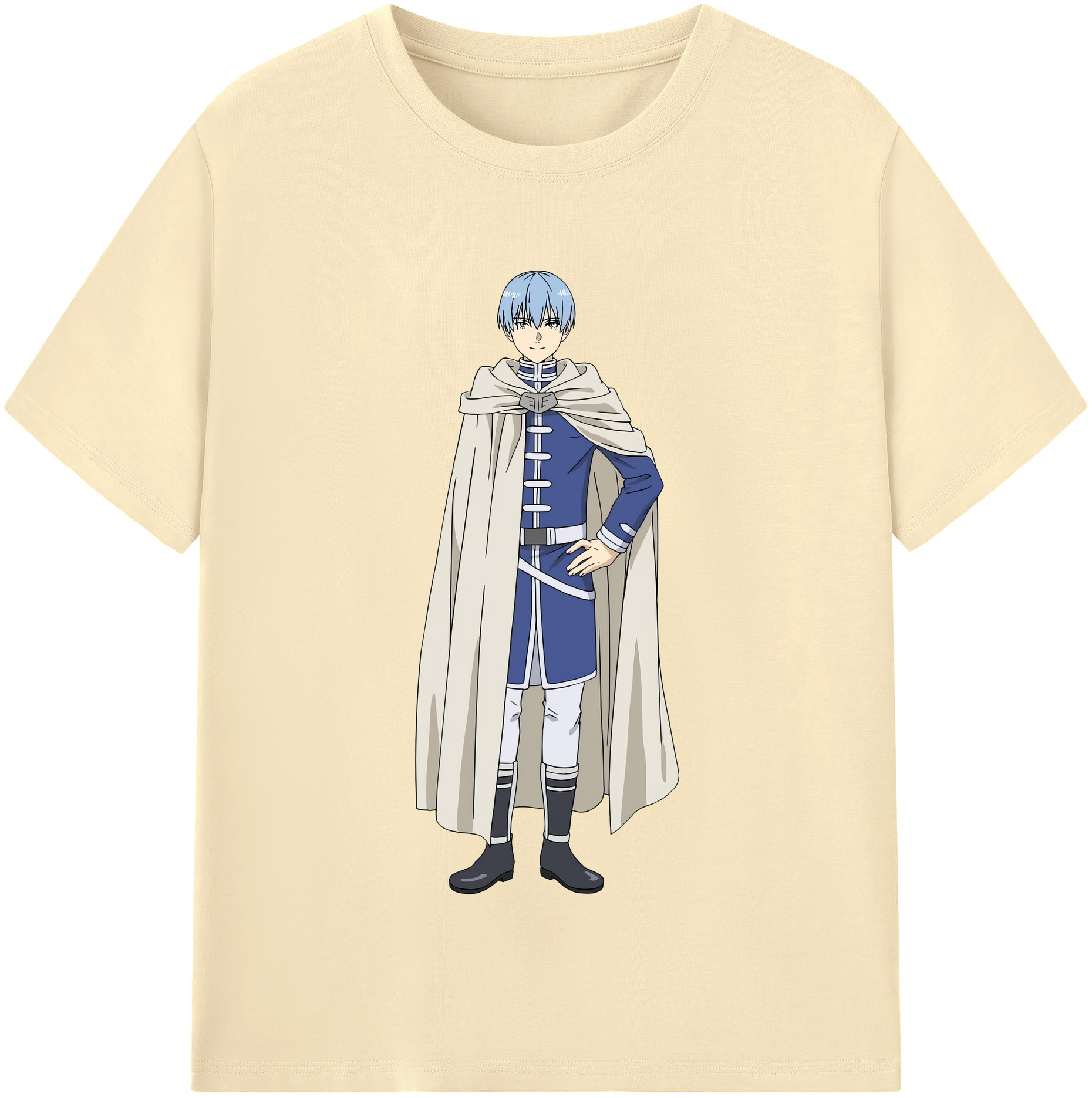 （画像用） 葬送のフリーレン Frieren 綿100％半袖Tシャツ（フロントプリント）