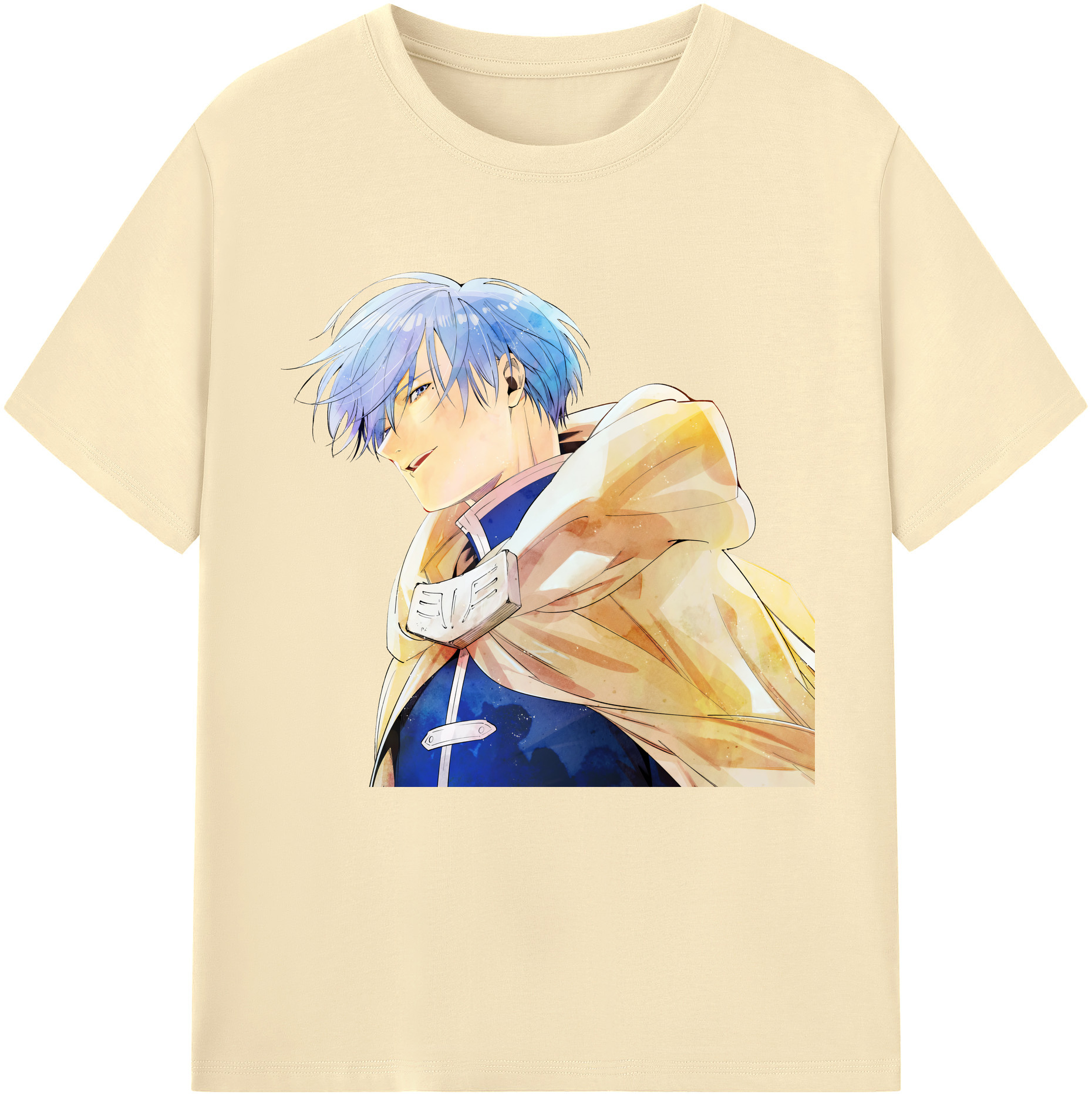 （画像用） 葬送のフリーレン Frieren 綿100％半袖Tシャツ（フロントプリント）