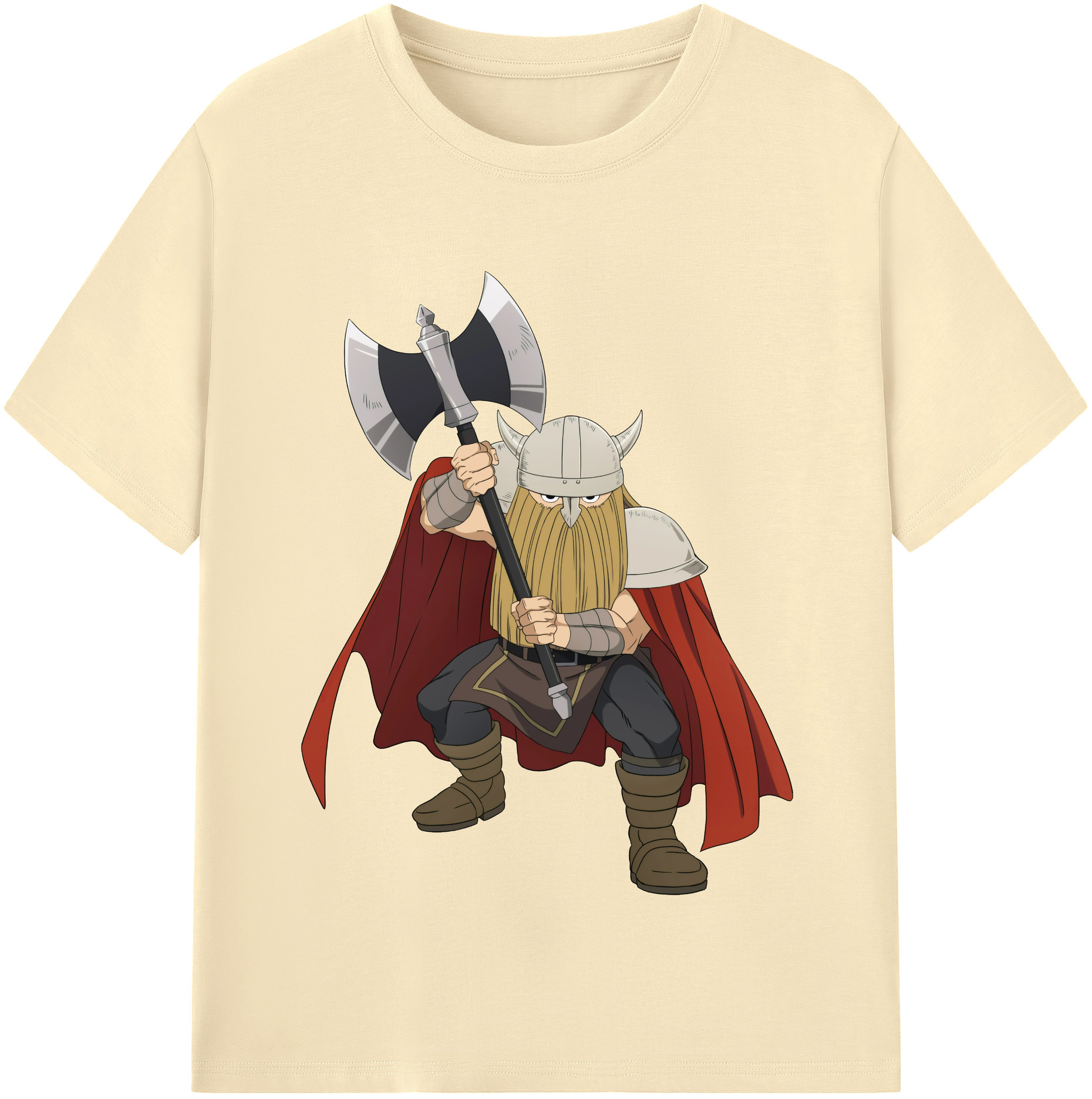 （画像用） 葬送のフリーレン Frieren 綿100％半袖Tシャツ（フロントプリント）