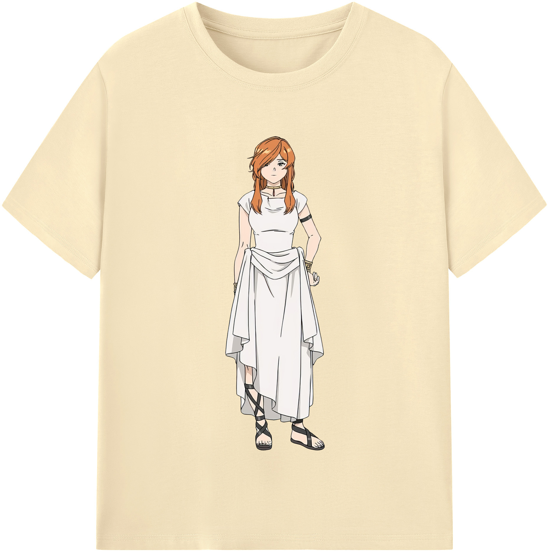 （画像用） 葬送のフリーレン Frieren 綿100％半袖Tシャツ（フロントプリント）