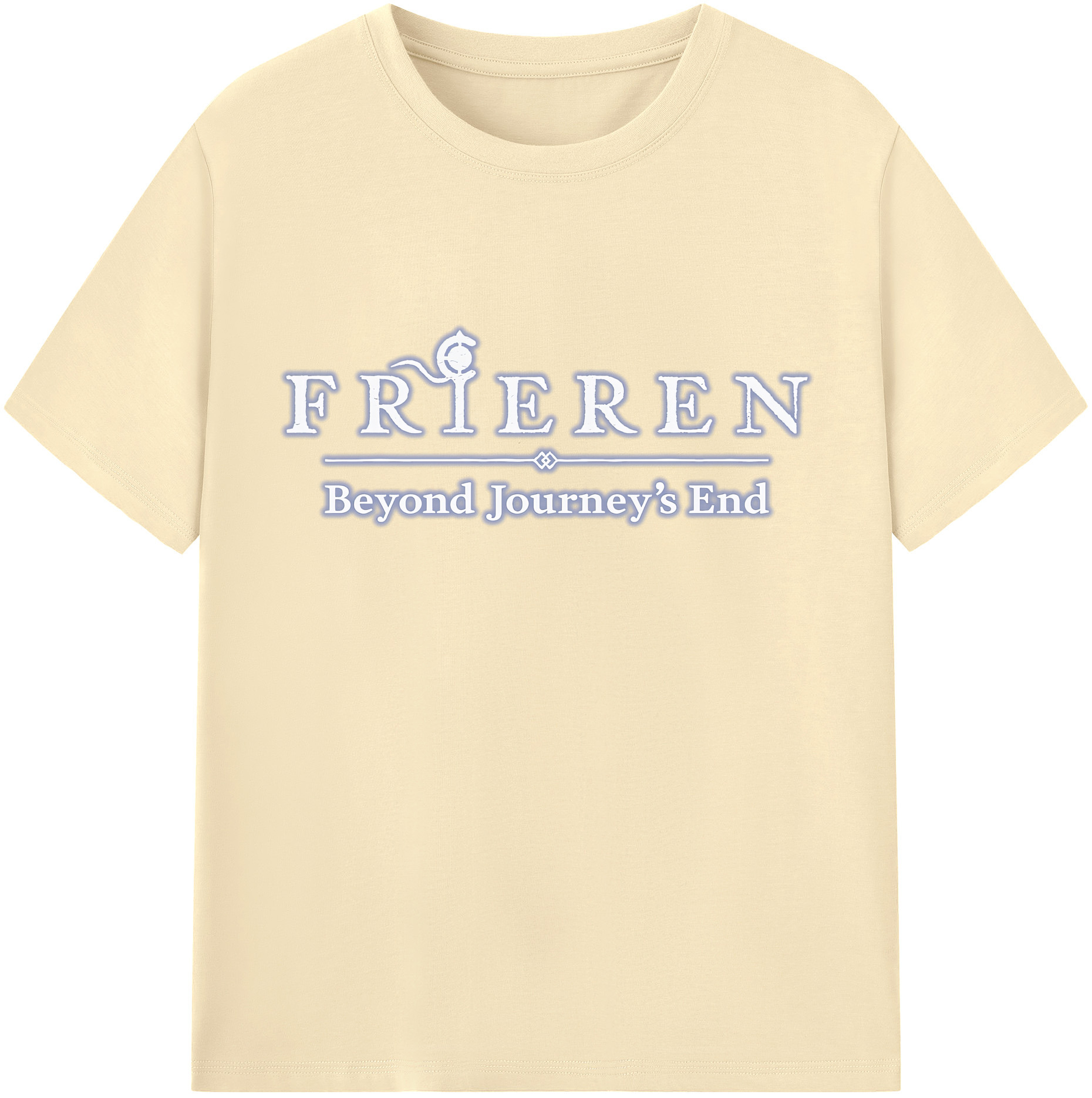 （画像用） 葬送のフリーレン Frieren 綿100％半袖Tシャツ（フロントプリント）