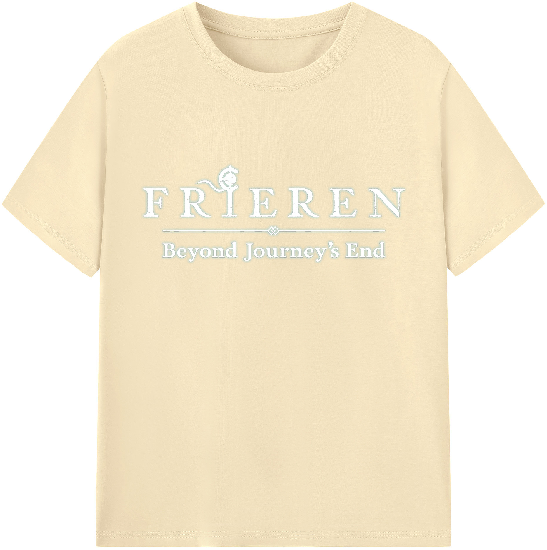 （画像用） 葬送のフリーレン Frieren 綿100％半袖Tシャツ（フロントプリント）