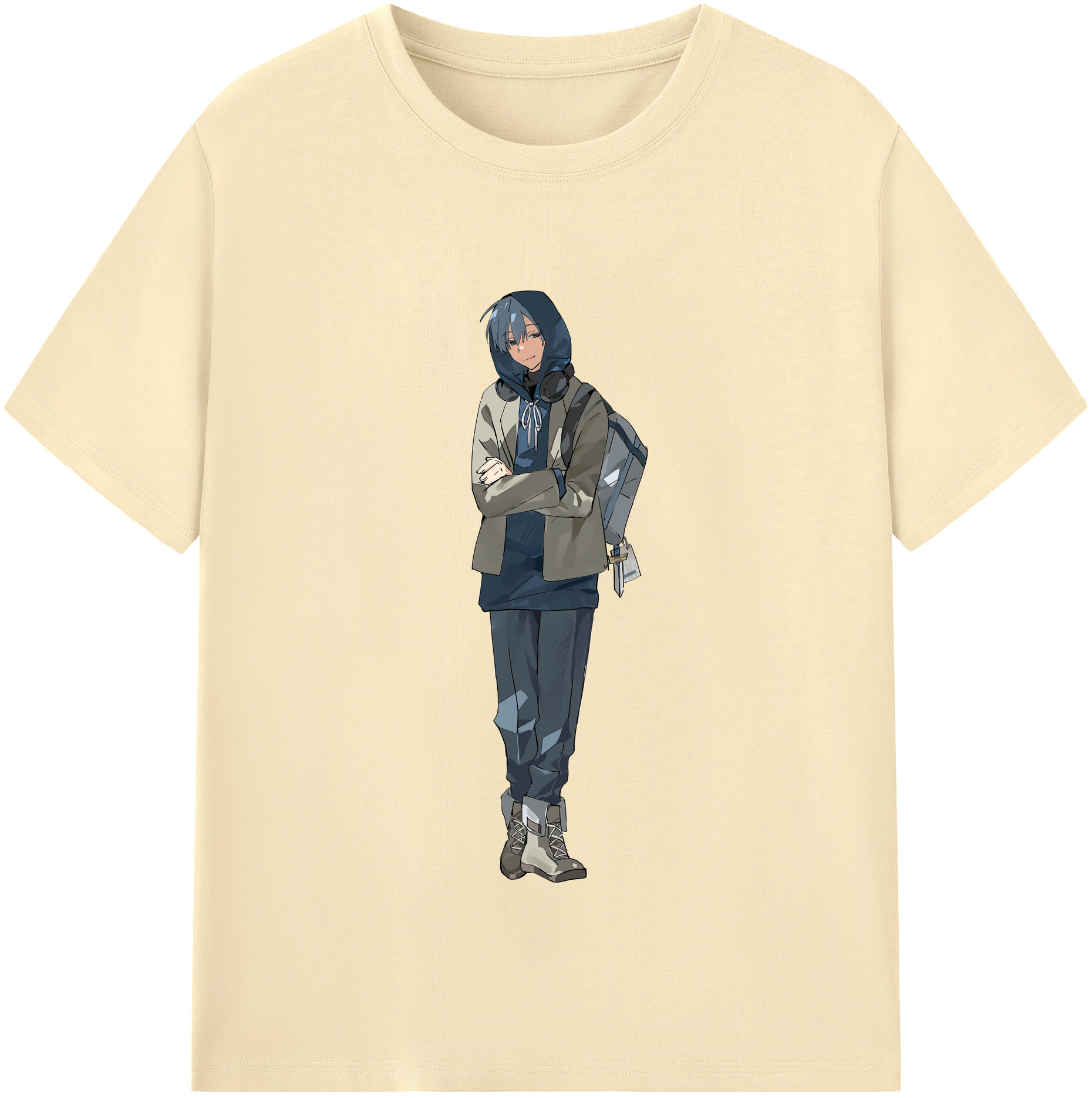 （画像用） 葬送のフリーレン Frieren 綿100％半袖Tシャツ（フロントプリント）