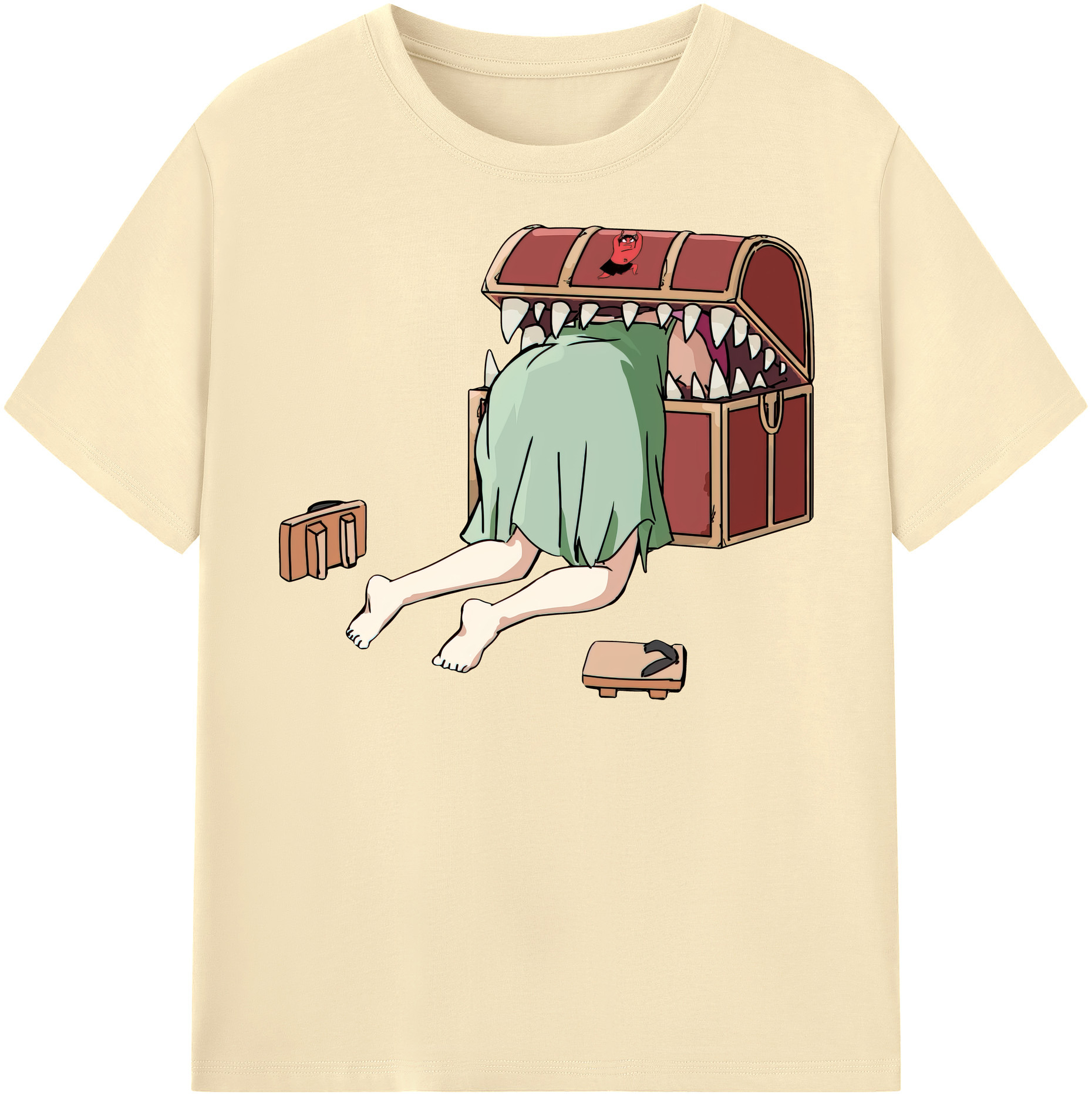 （画像用） 葬送のフリーレン Frieren 綿100％半袖Tシャツ（フロントプリント）