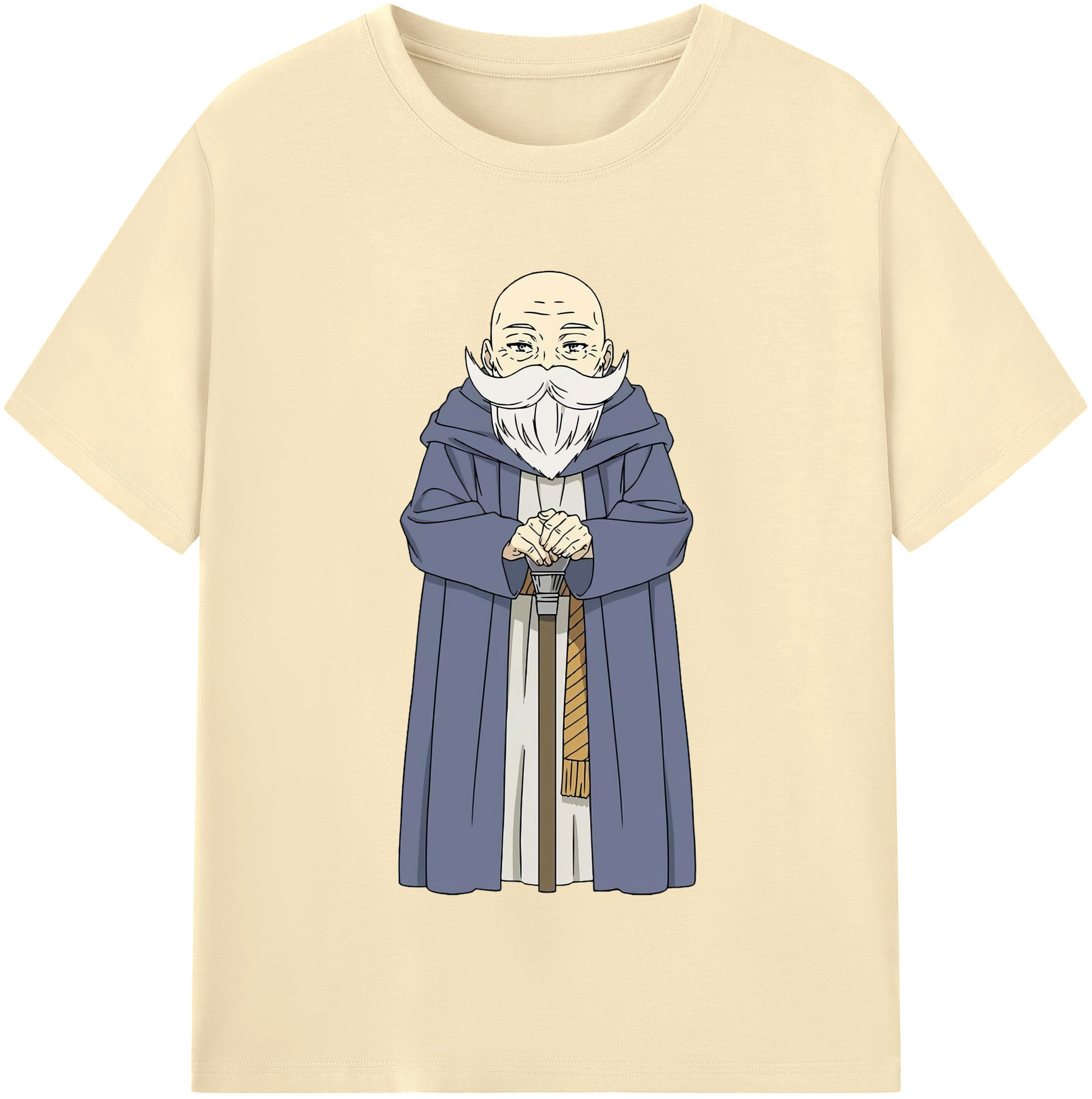 （画像用） 葬送のフリーレン Frieren 綿100％半袖Tシャツ（フロントプリント）