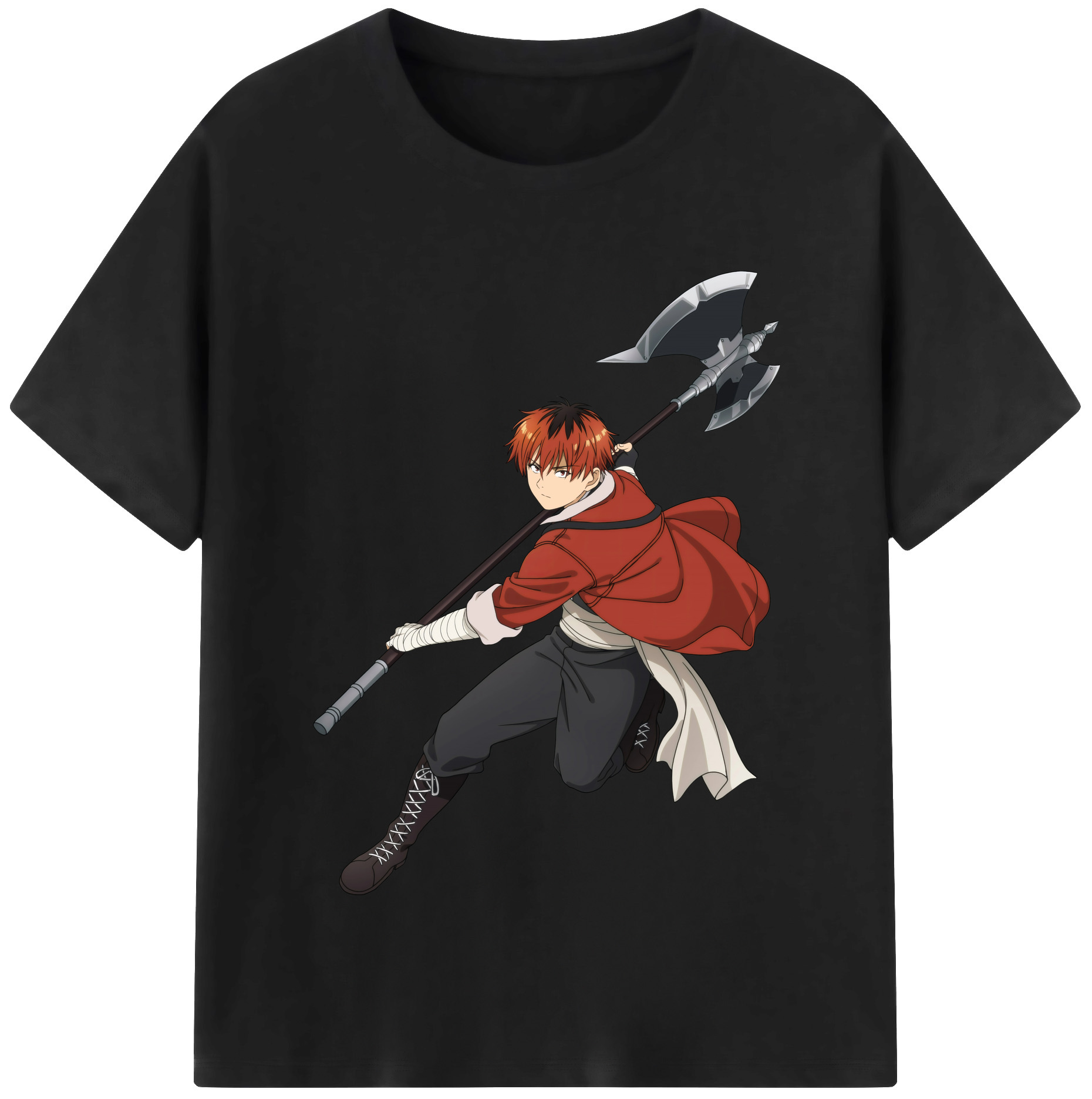 （画像用） 葬送のフリーレン Frieren 綿100％半袖Tシャツ（フロントプリント）