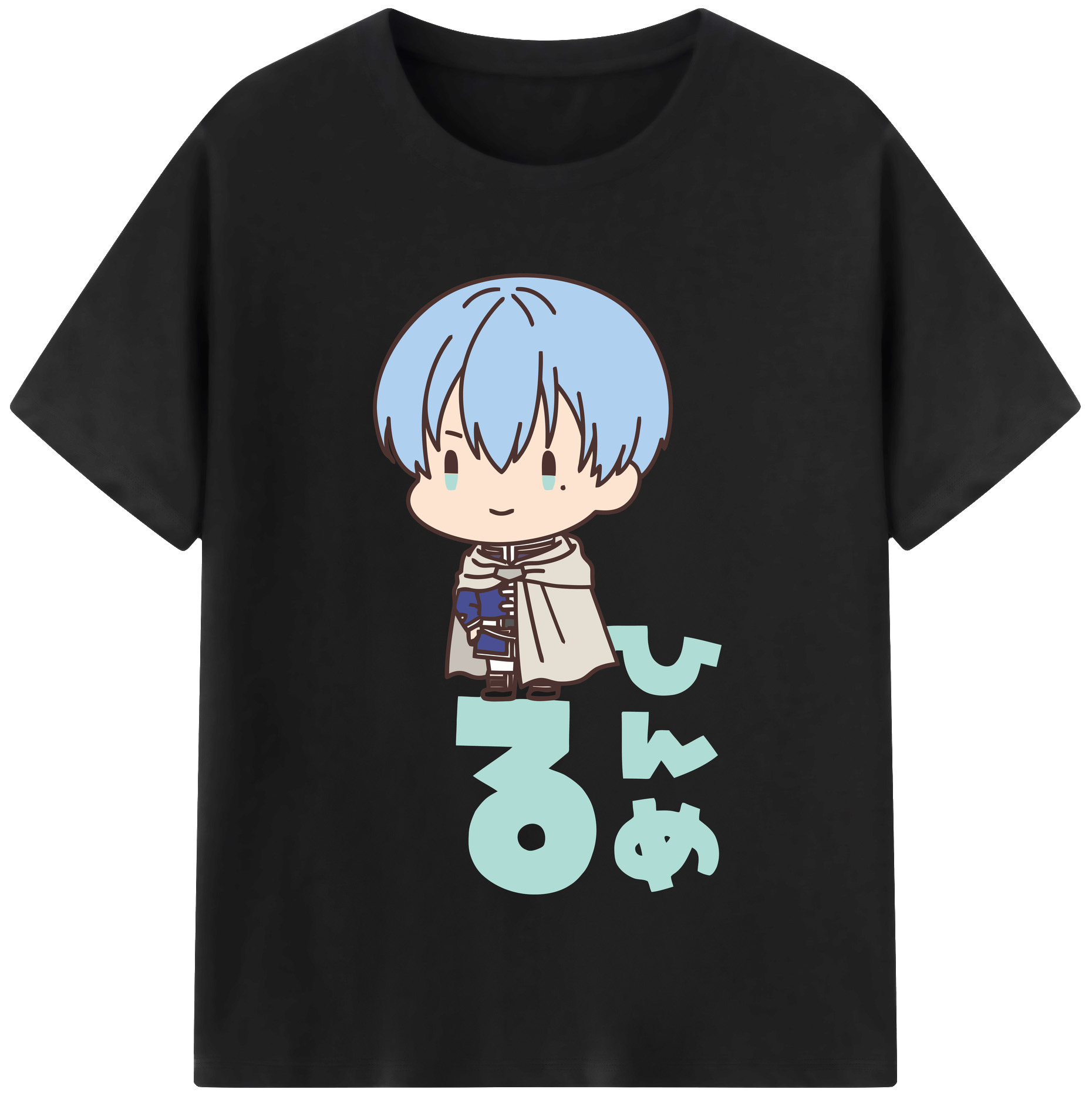 （画像用） 葬送のフリーレン Frieren 綿100％半袖Tシャツ（フロントプリント）