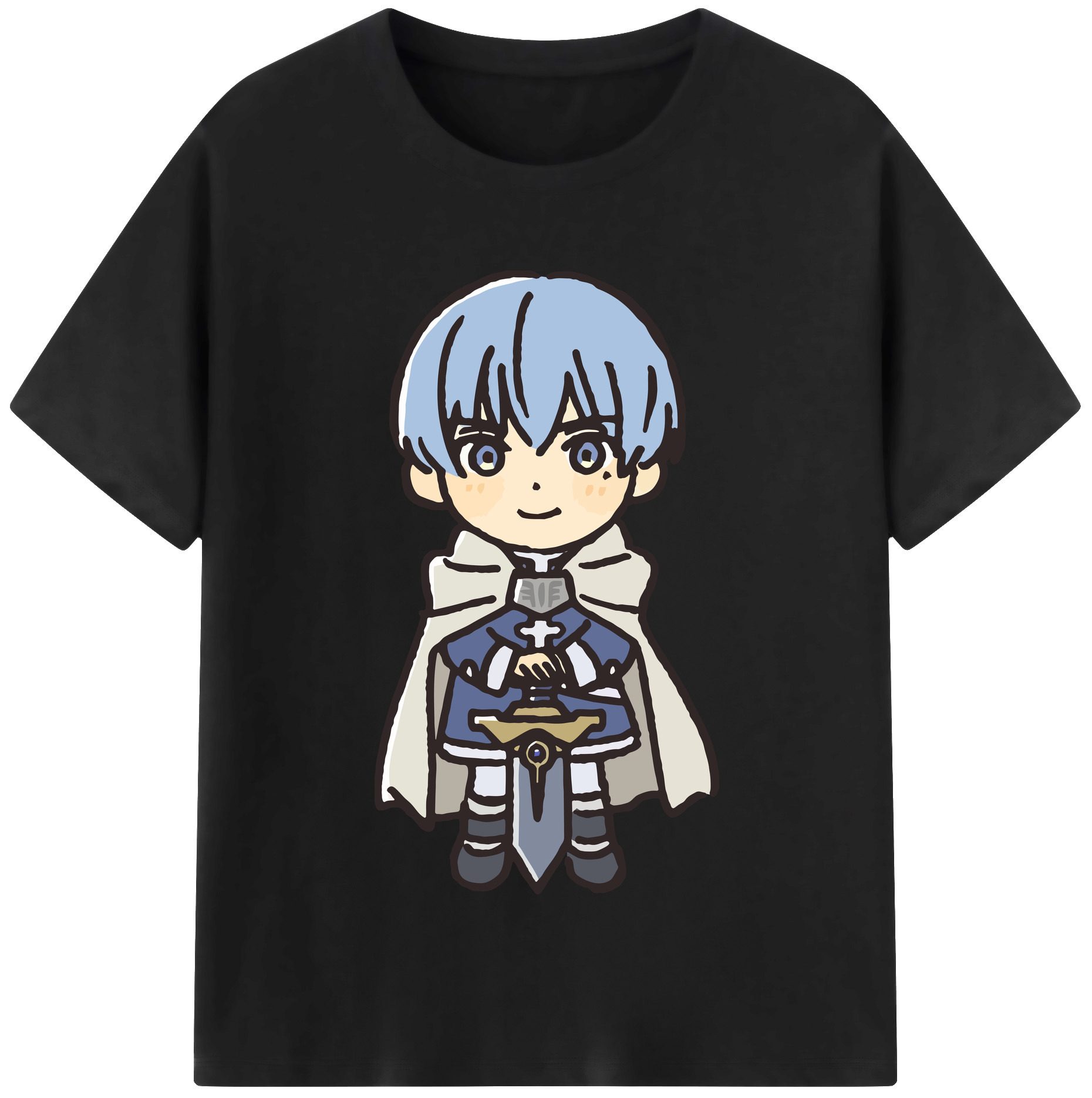 （画像用） 葬送のフリーレン Frieren 綿100％半袖Tシャツ（フロントプリント）