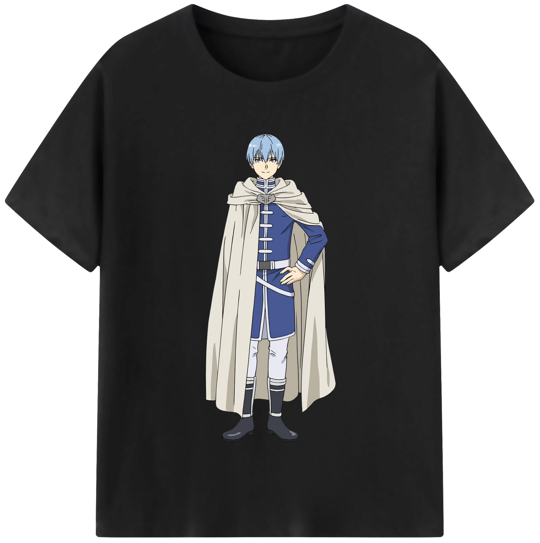 （画像用） 葬送のフリーレン Frieren 綿100％半袖Tシャツ（フロントプリント）