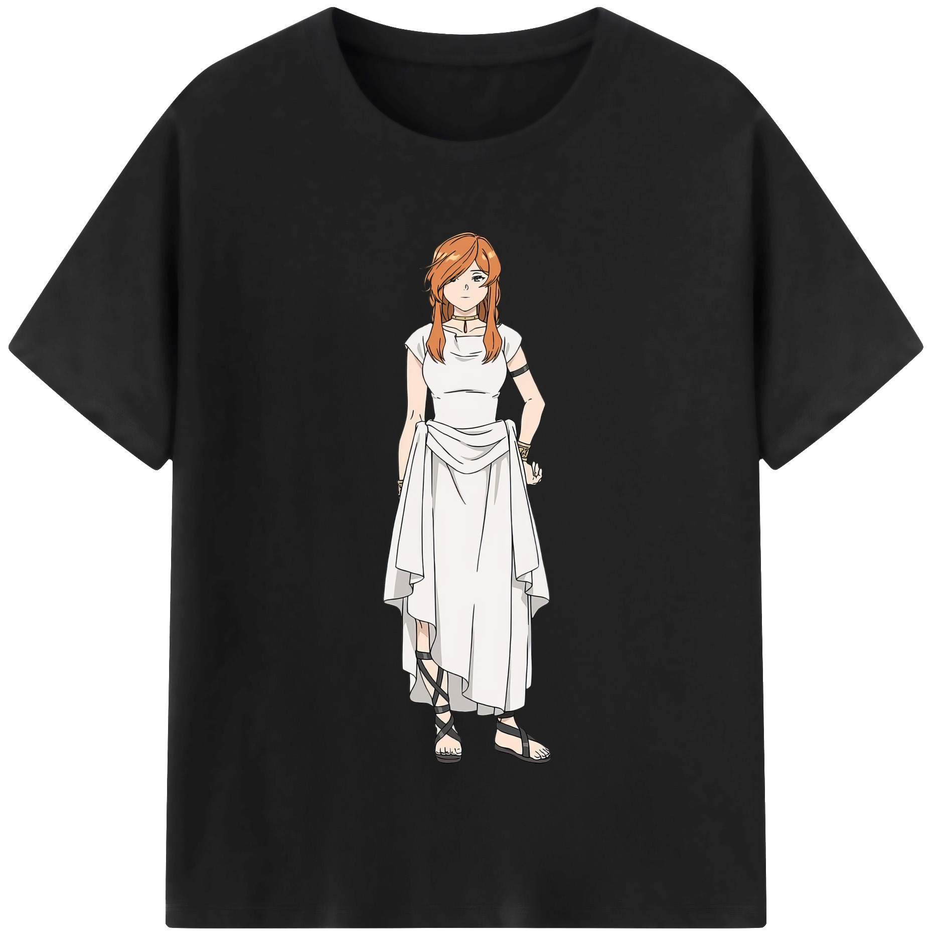（画像用） 葬送のフリーレン Frieren 綿100％半袖Tシャツ（フロントプリント）
