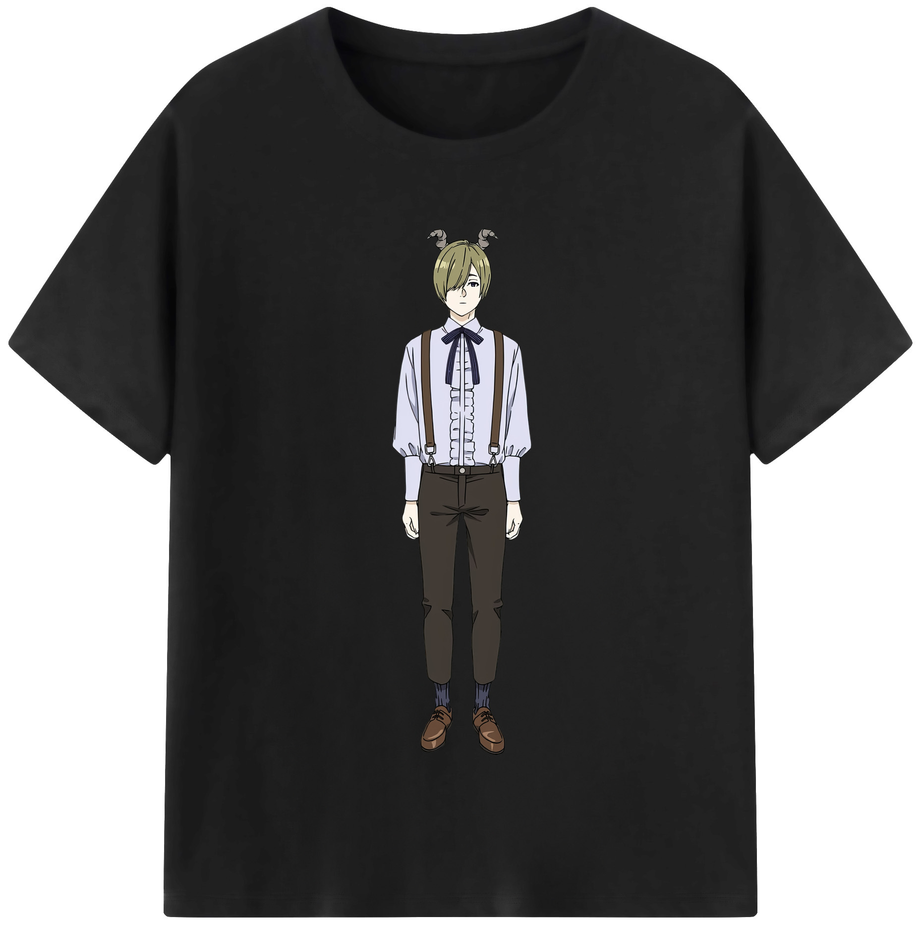 （画像用） 葬送のフリーレン Frieren 綿100％半袖Tシャツ（フロントプリント）