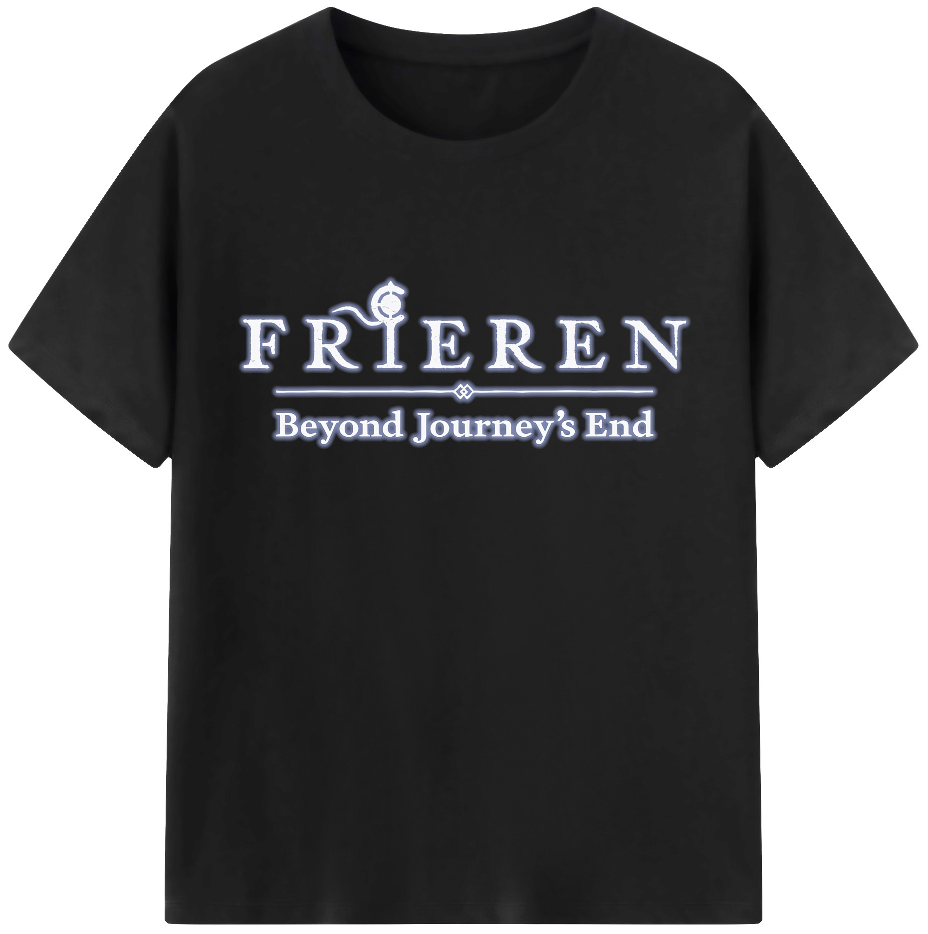 （画像用） 葬送のフリーレン Frieren 綿100％半袖Tシャツ（フロントプリント）