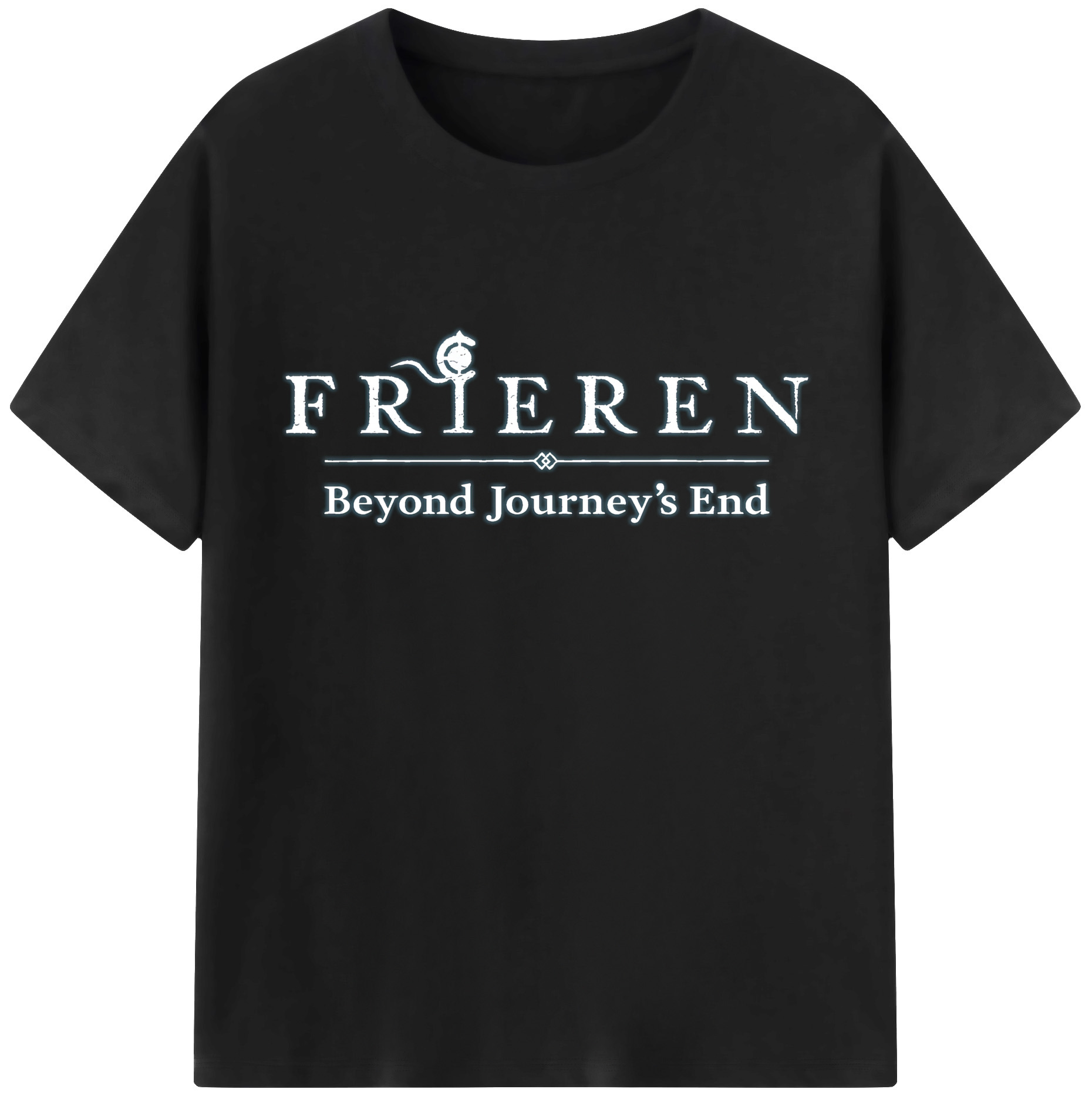 （画像用） 葬送のフリーレン Frieren 綿100％半袖Tシャツ（フロントプリント）