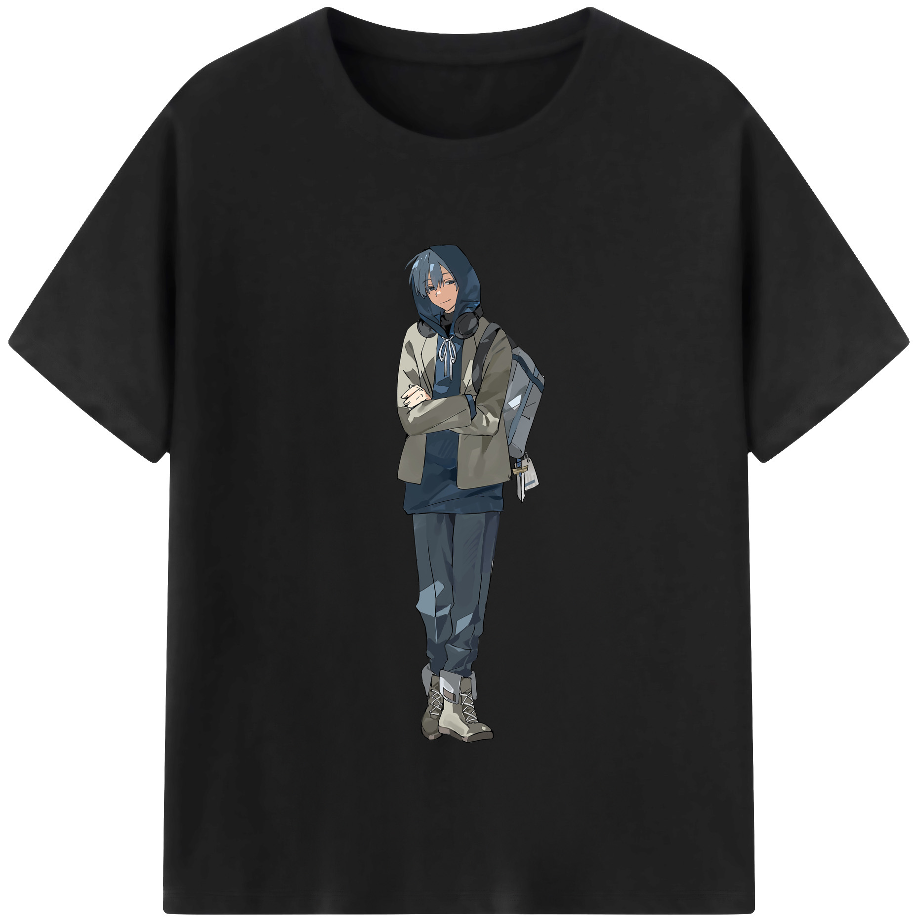 （画像用） 葬送のフリーレン Frieren 綿100％半袖Tシャツ（フロントプリント）