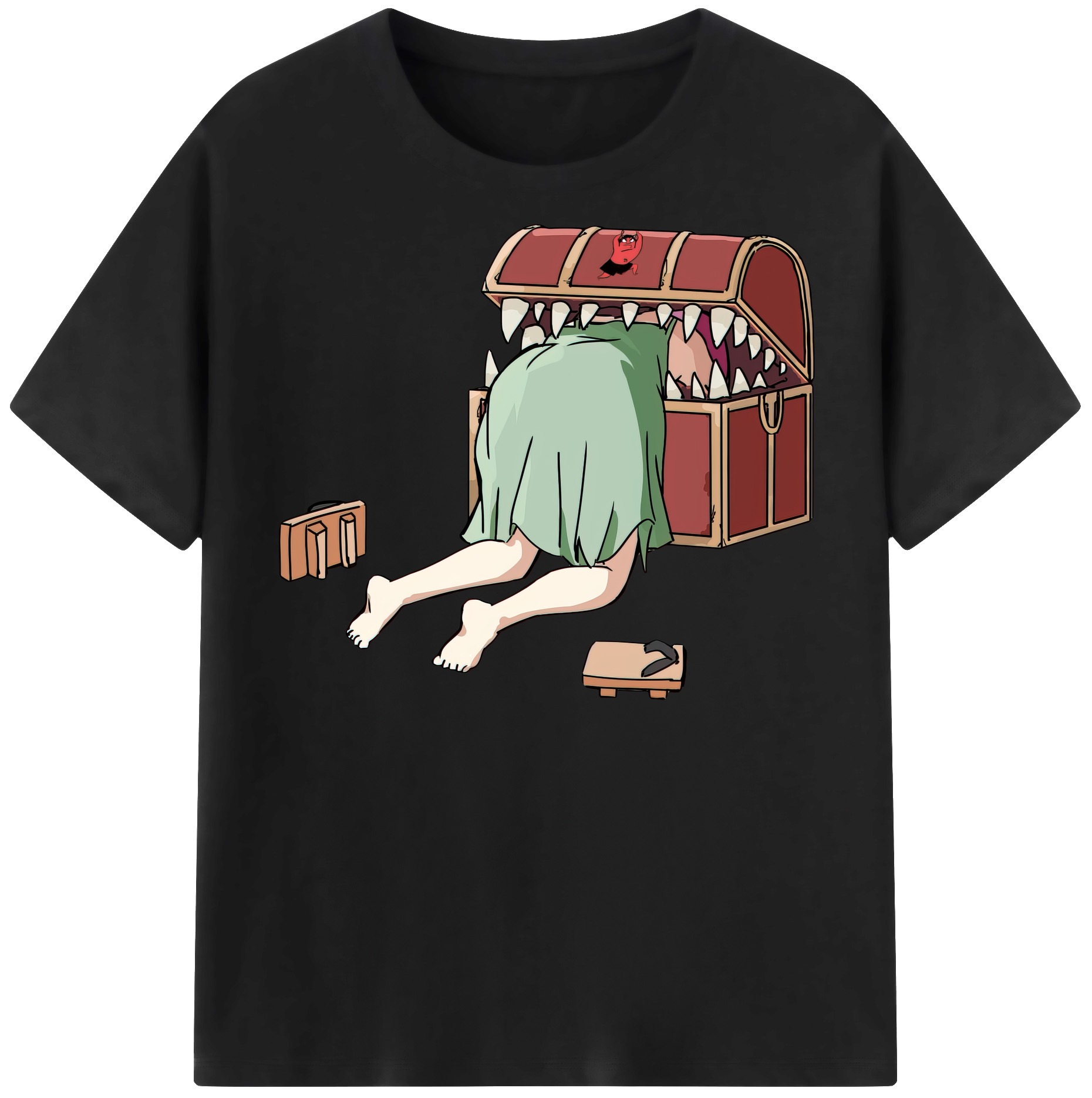 （画像用） 葬送のフリーレン Frieren 綿100％半袖Tシャツ（フロントプリント）
