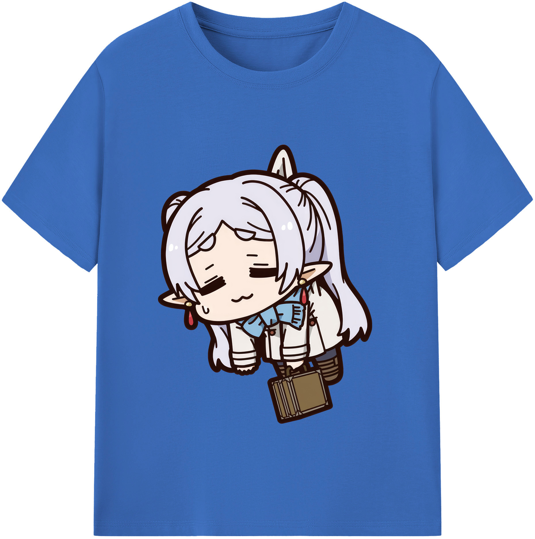 （画像用） 葬送のフリーレン Frieren 綿100％半袖Tシャツ（フロントプリント）