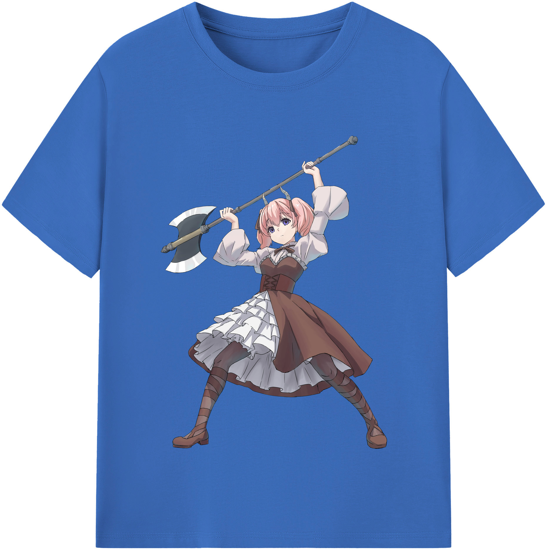 （画像用） 葬送のフリーレン Frieren 綿100％半袖Tシャツ（フロントプリント）