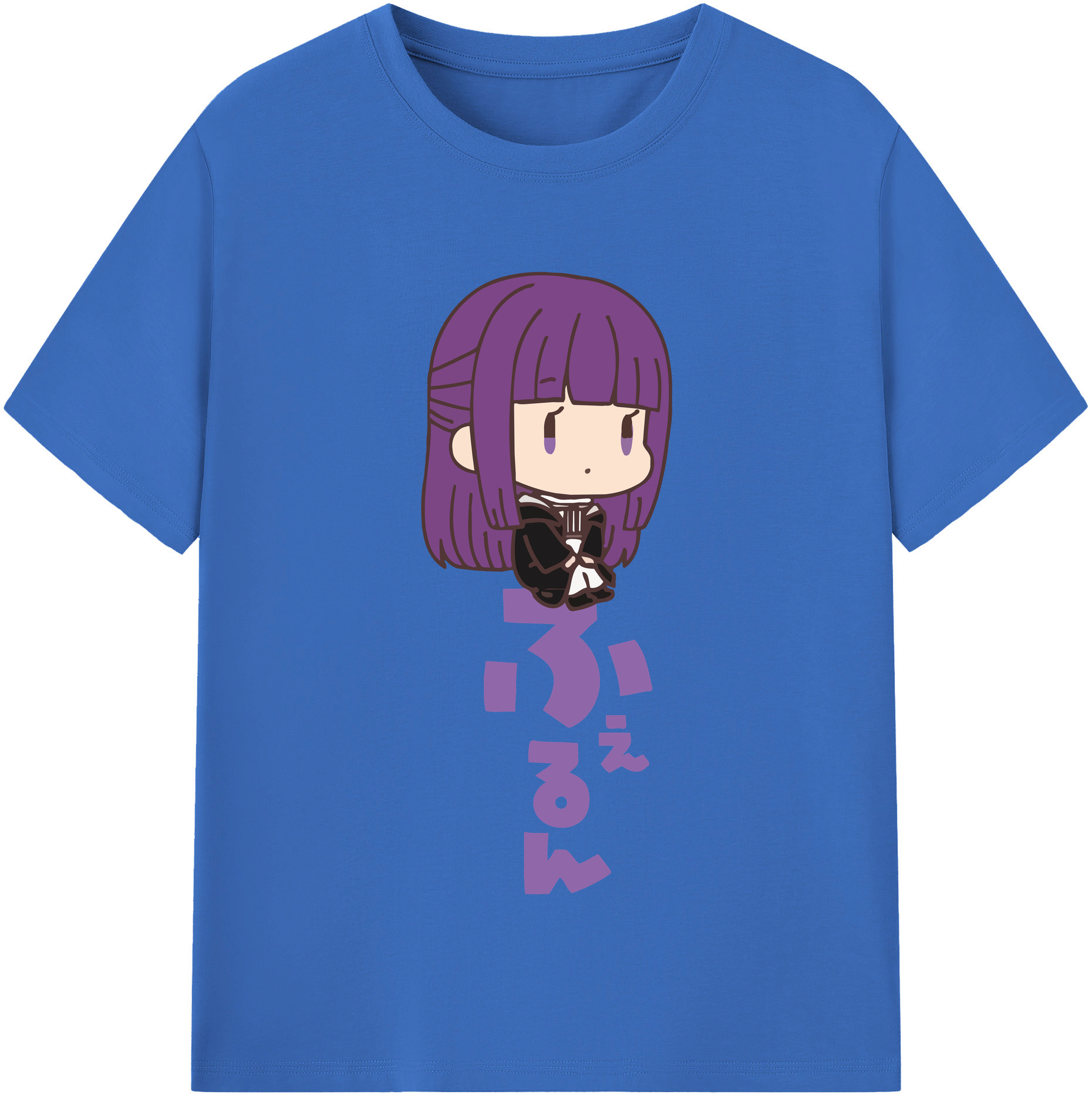 （画像用） 葬送のフリーレン Frieren 綿100％半袖Tシャツ（フロントプリント）