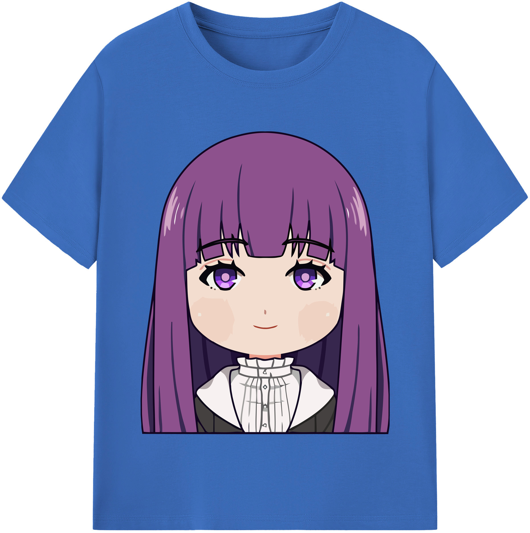 （画像用） 葬送のフリーレン Frieren 綿100％半袖Tシャツ（フロントプリント）
