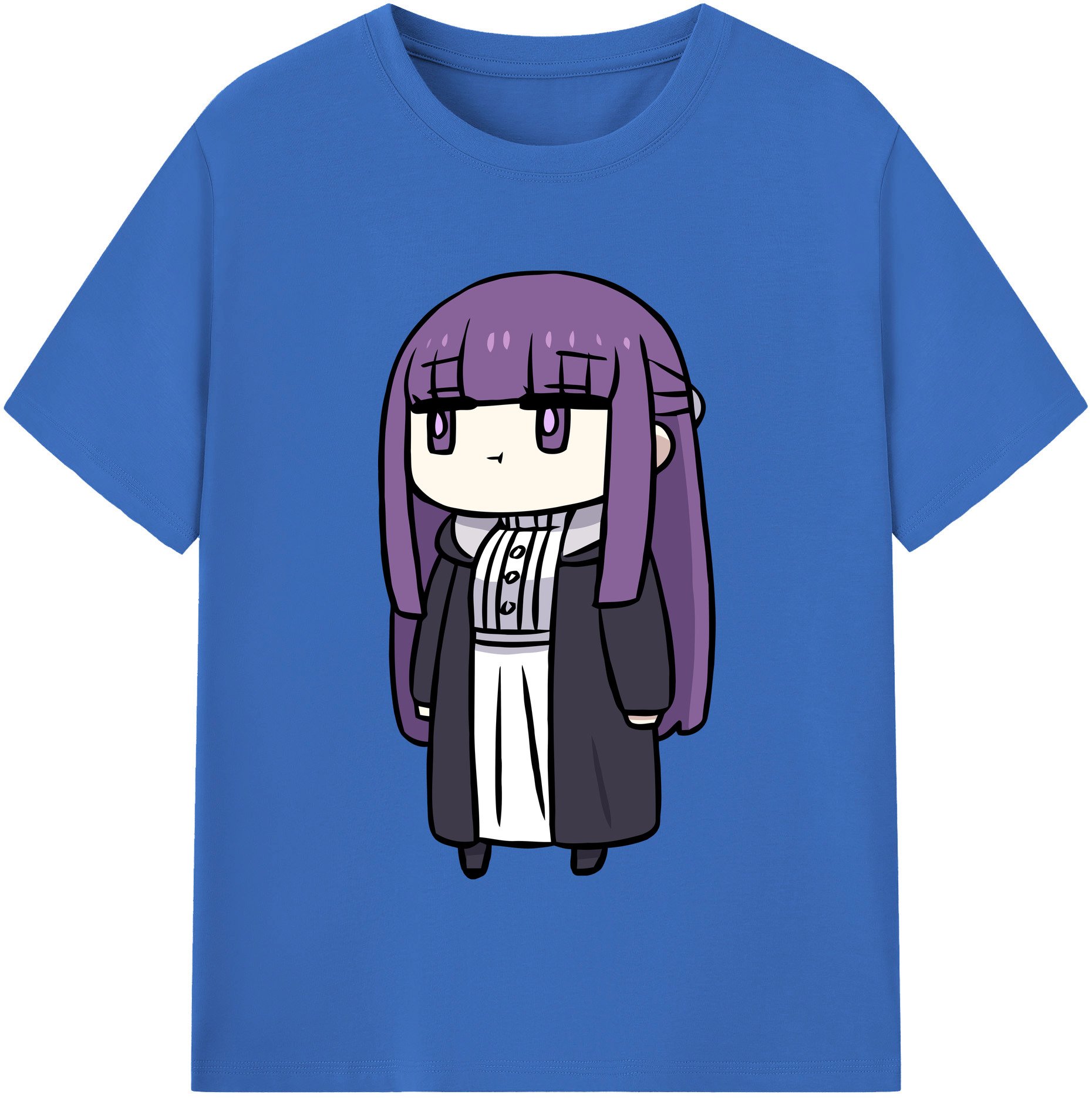 （画像用） 葬送のフリーレン Frieren 綿100％半袖Tシャツ（フロントプリント）
