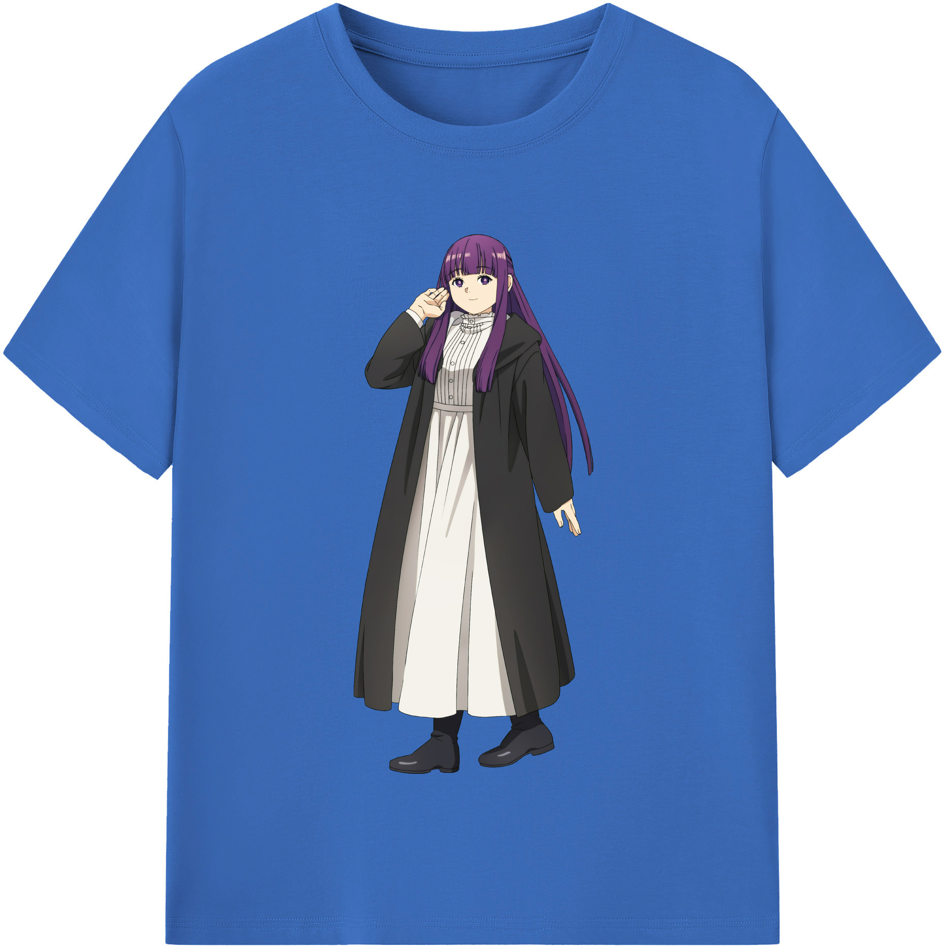 （画像用） 葬送のフリーレン Frieren 綿100％半袖Tシャツ（フロントプリント）