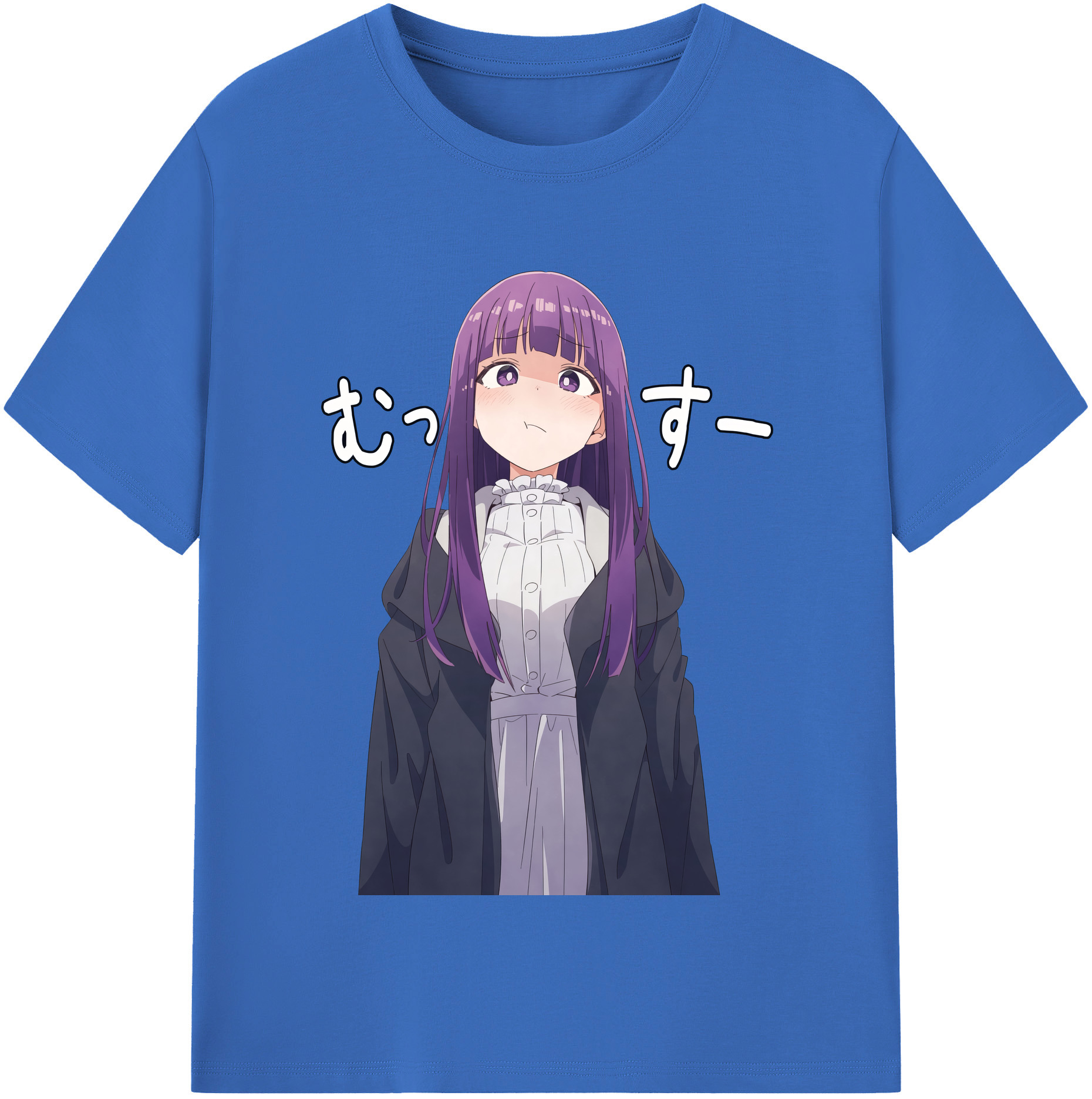 （画像用） 葬送のフリーレン Frieren 綿100％半袖Tシャツ（フロントプリント）