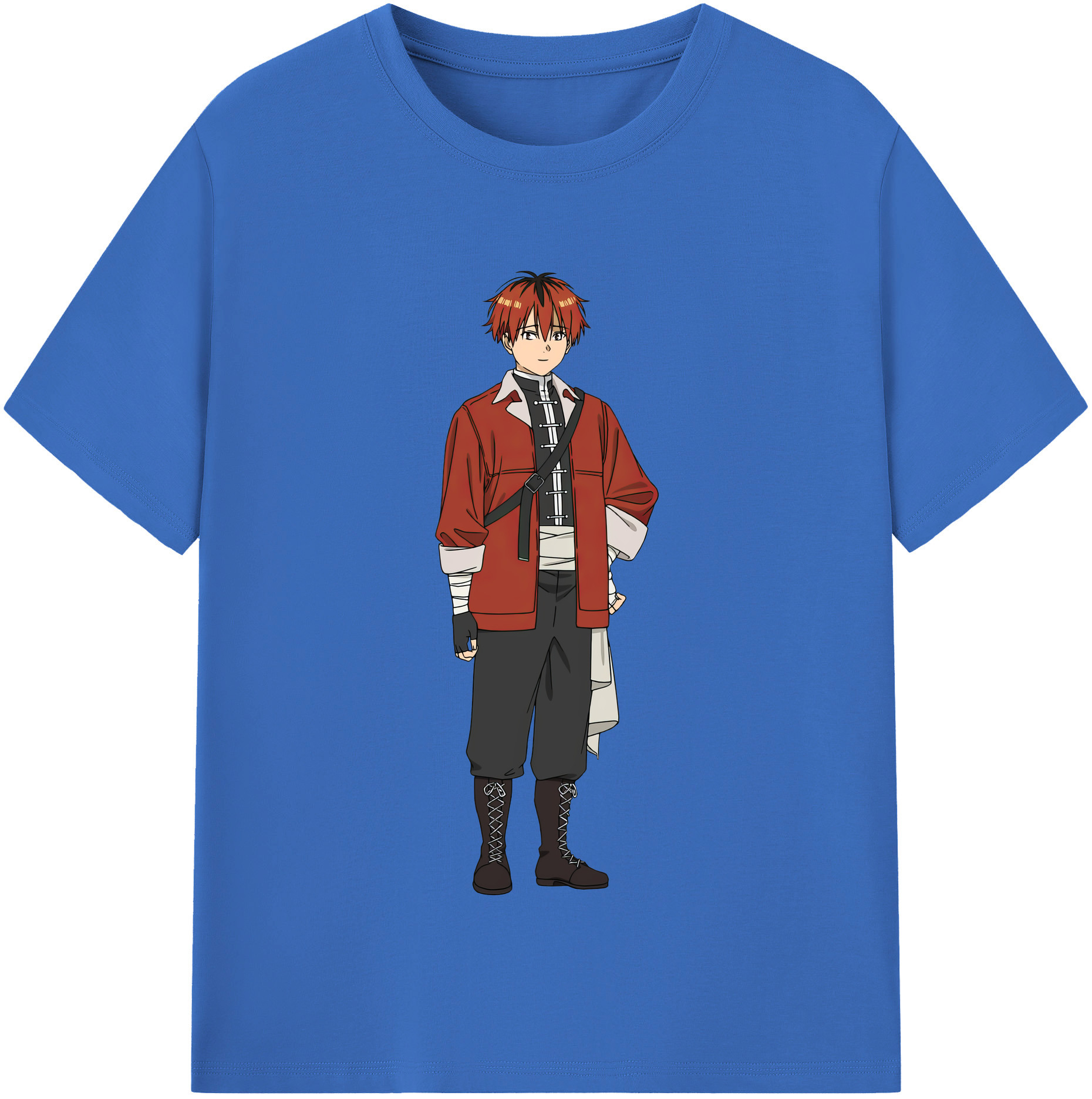 （画像用） 葬送のフリーレン Frieren 綿100％半袖Tシャツ（フロントプリント）