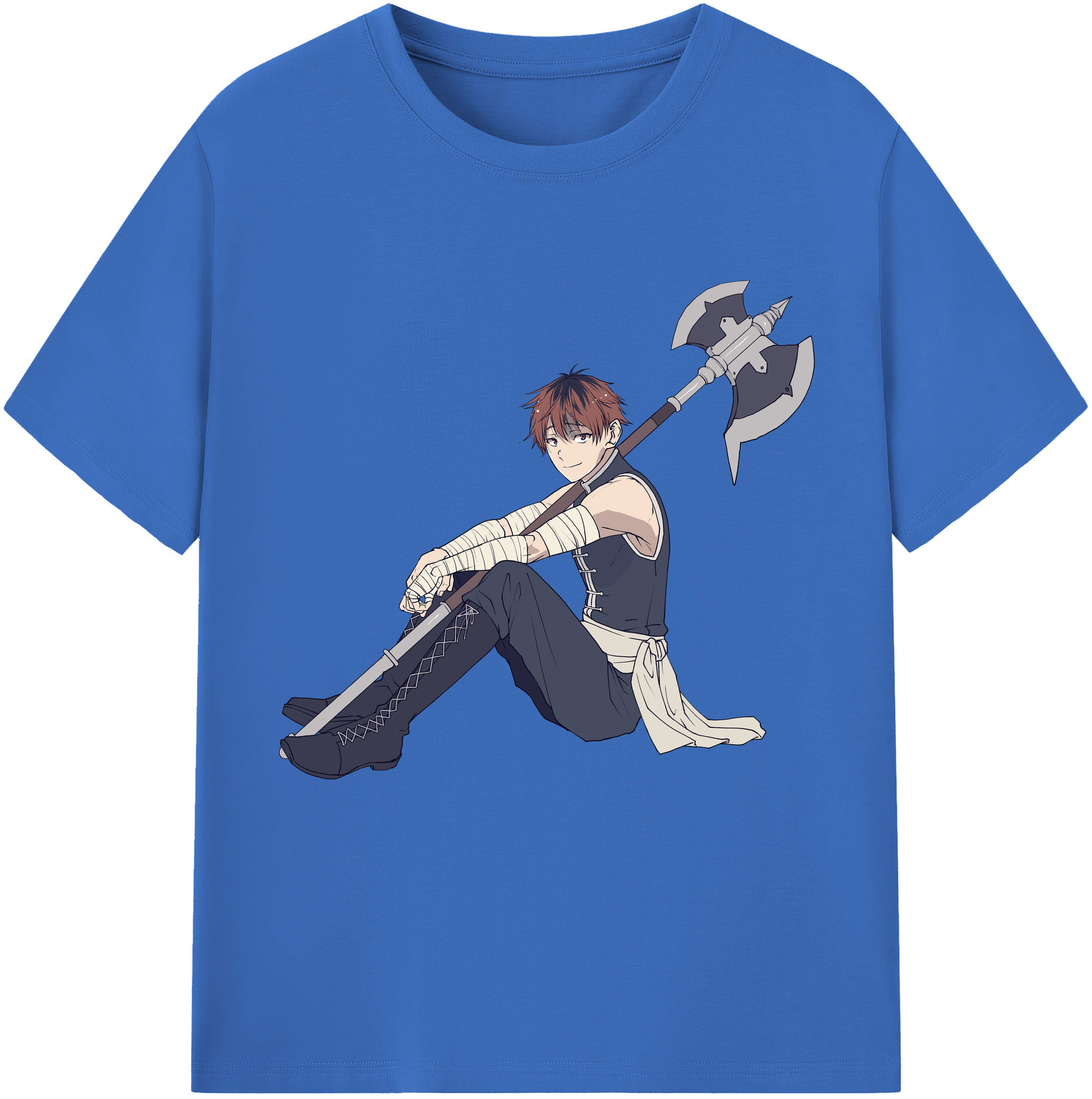 （画像用） 葬送のフリーレン Frieren 綿100％半袖Tシャツ（フロントプリント）