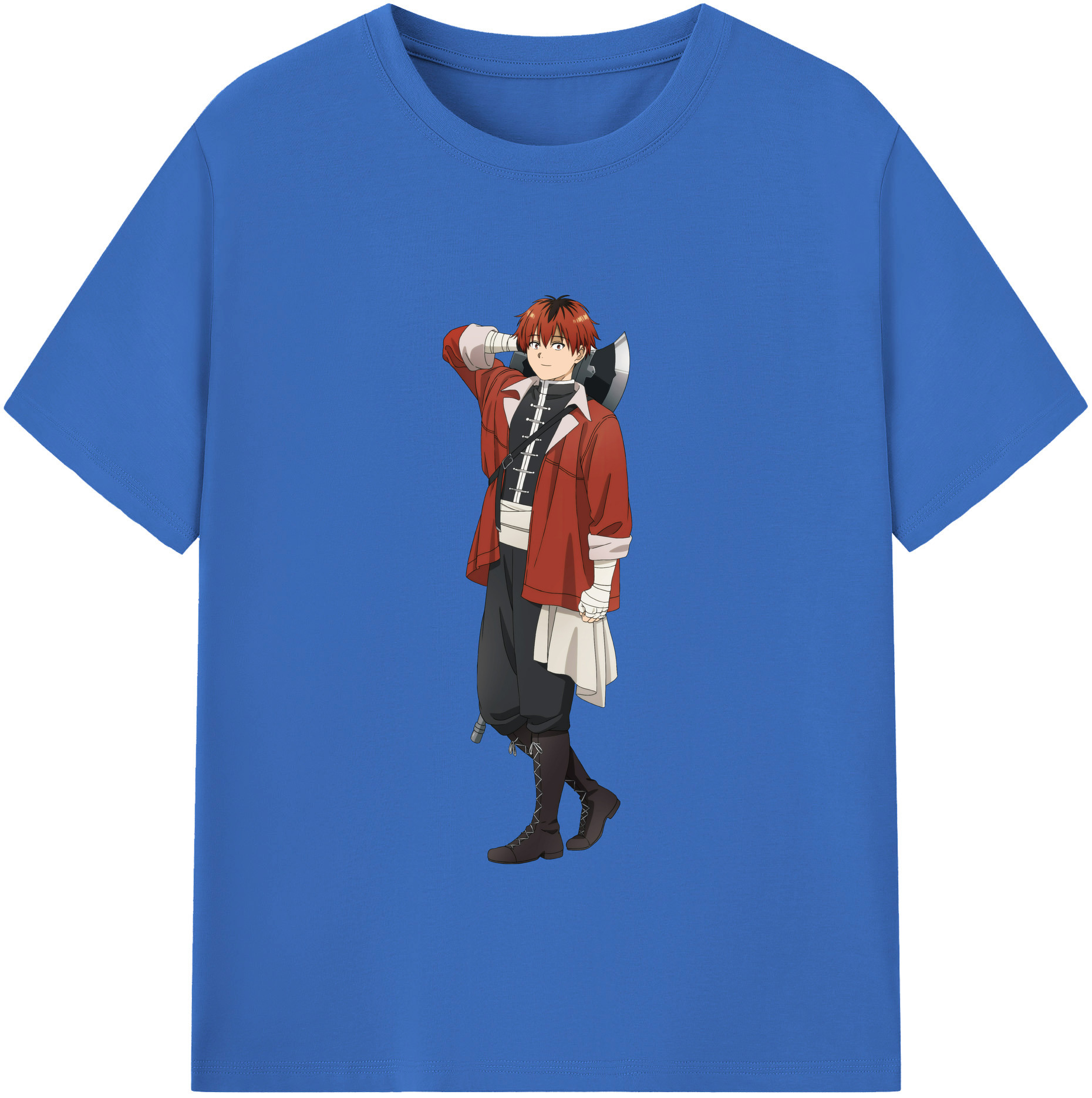 （画像用） 葬送のフリーレン Frieren 綿100％半袖Tシャツ（フロントプリント）