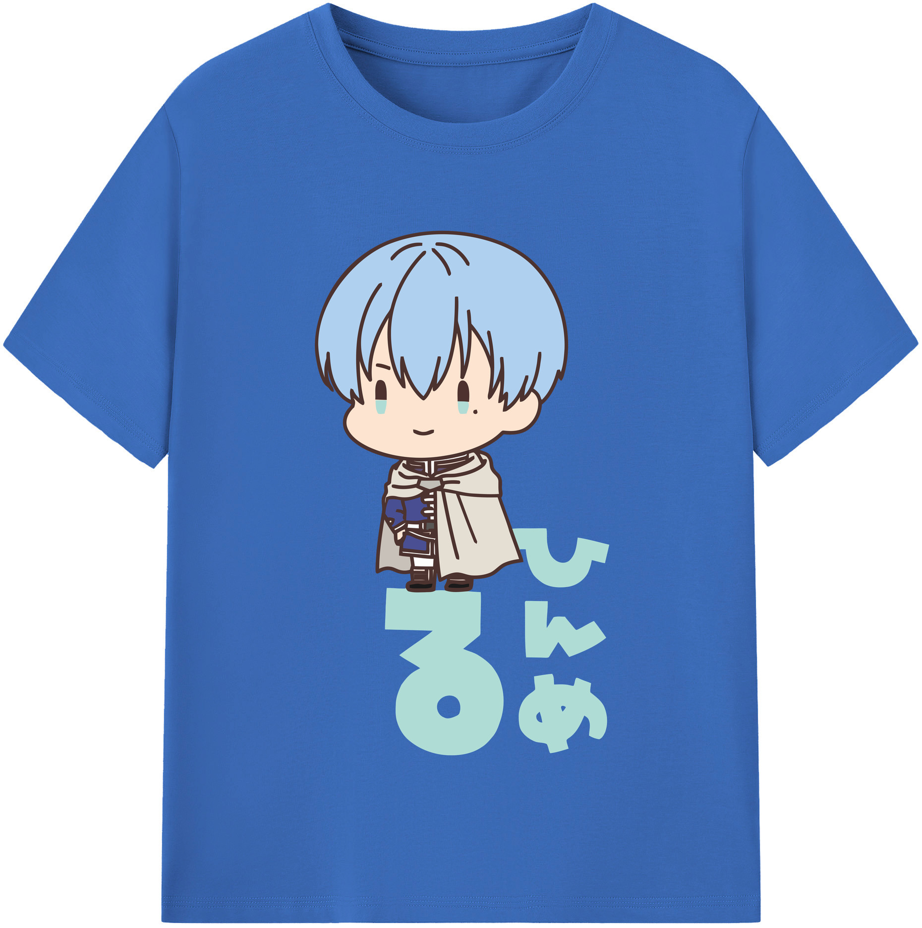 （画像用） 葬送のフリーレン Frieren 綿100％半袖Tシャツ（フロントプリント）