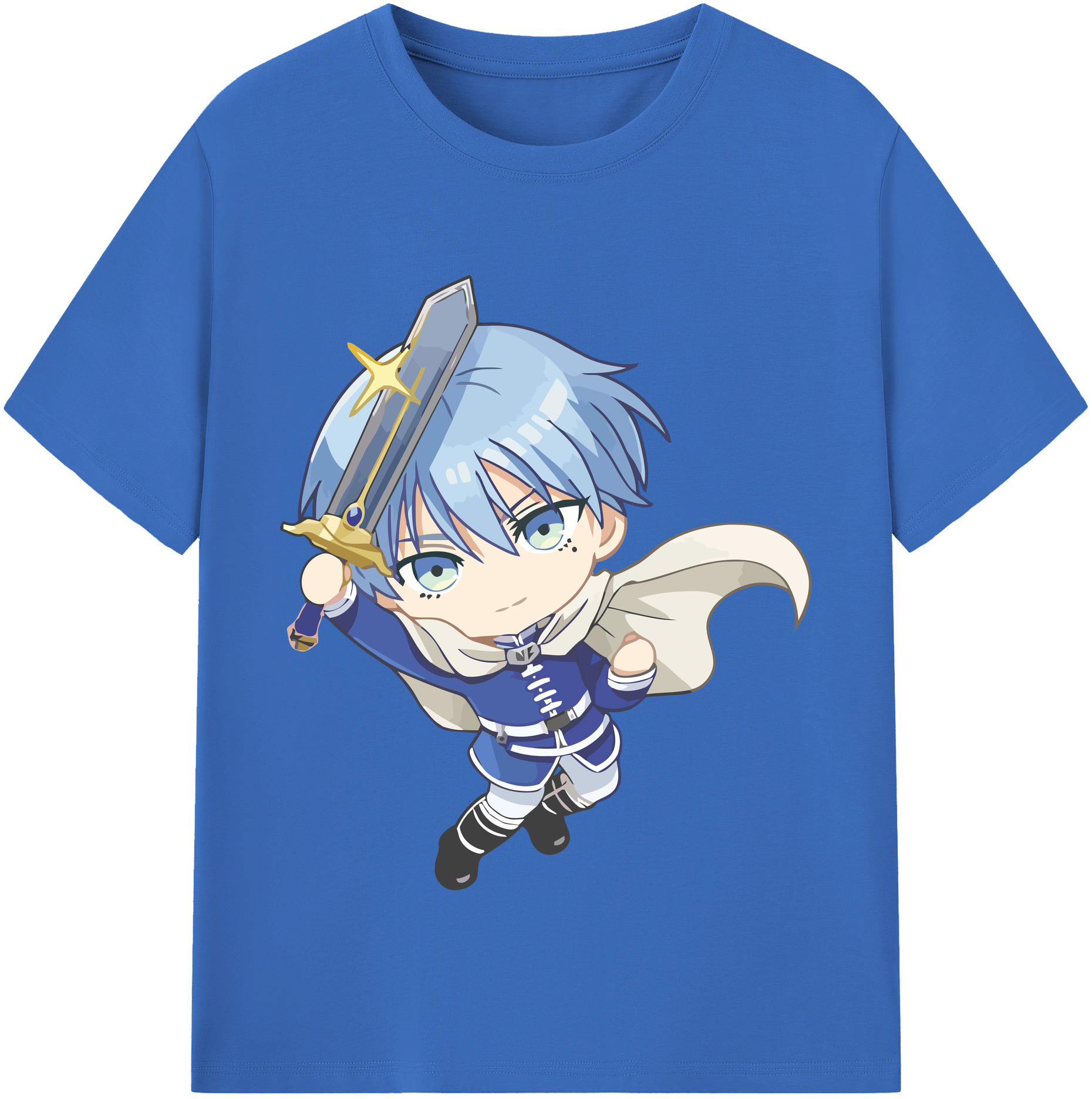 （画像用） 葬送のフリーレン Frieren 綿100％半袖Tシャツ（フロントプリント）