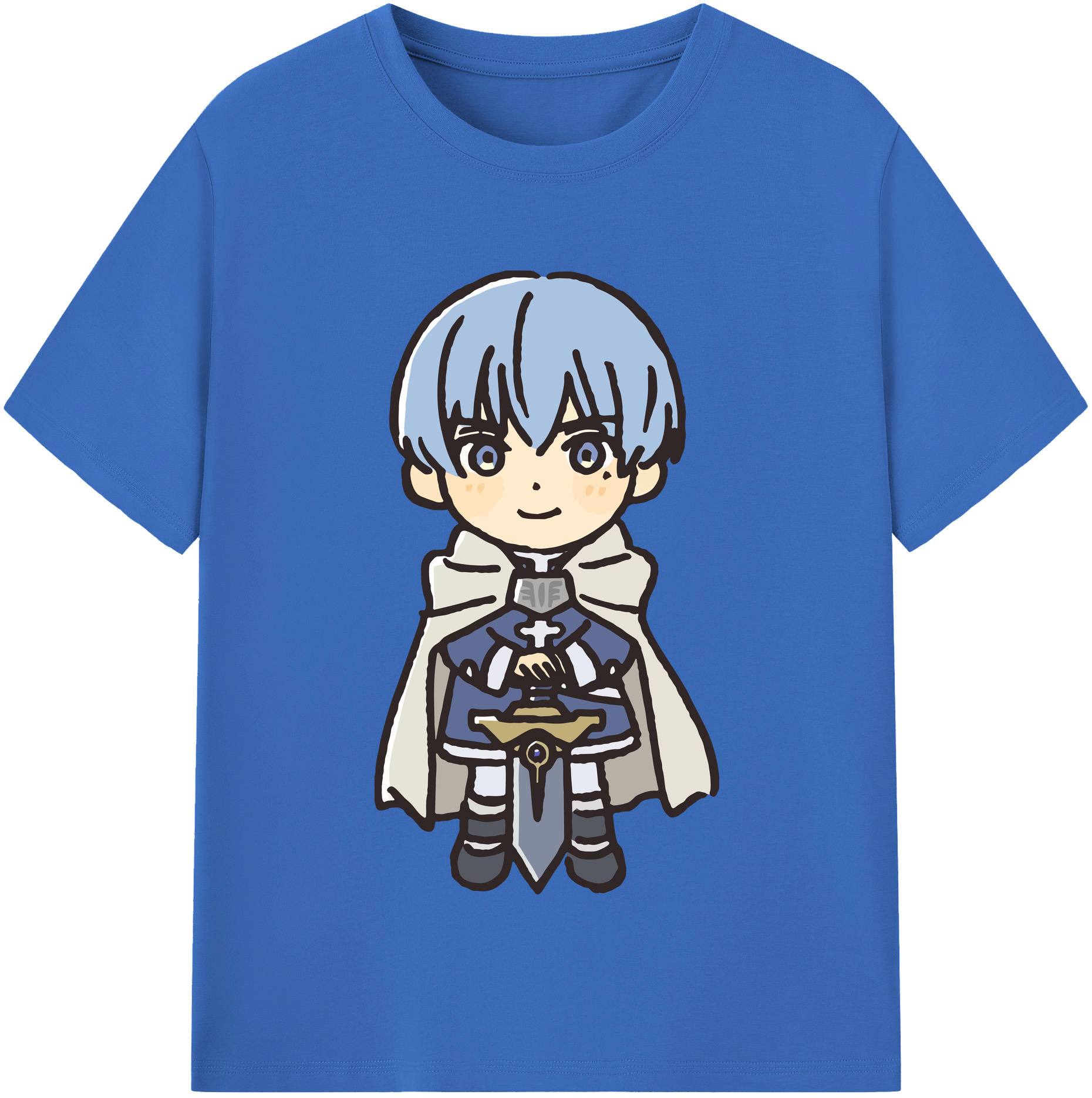 （画像用） 葬送のフリーレン Frieren 綿100％半袖Tシャツ（フロントプリント）