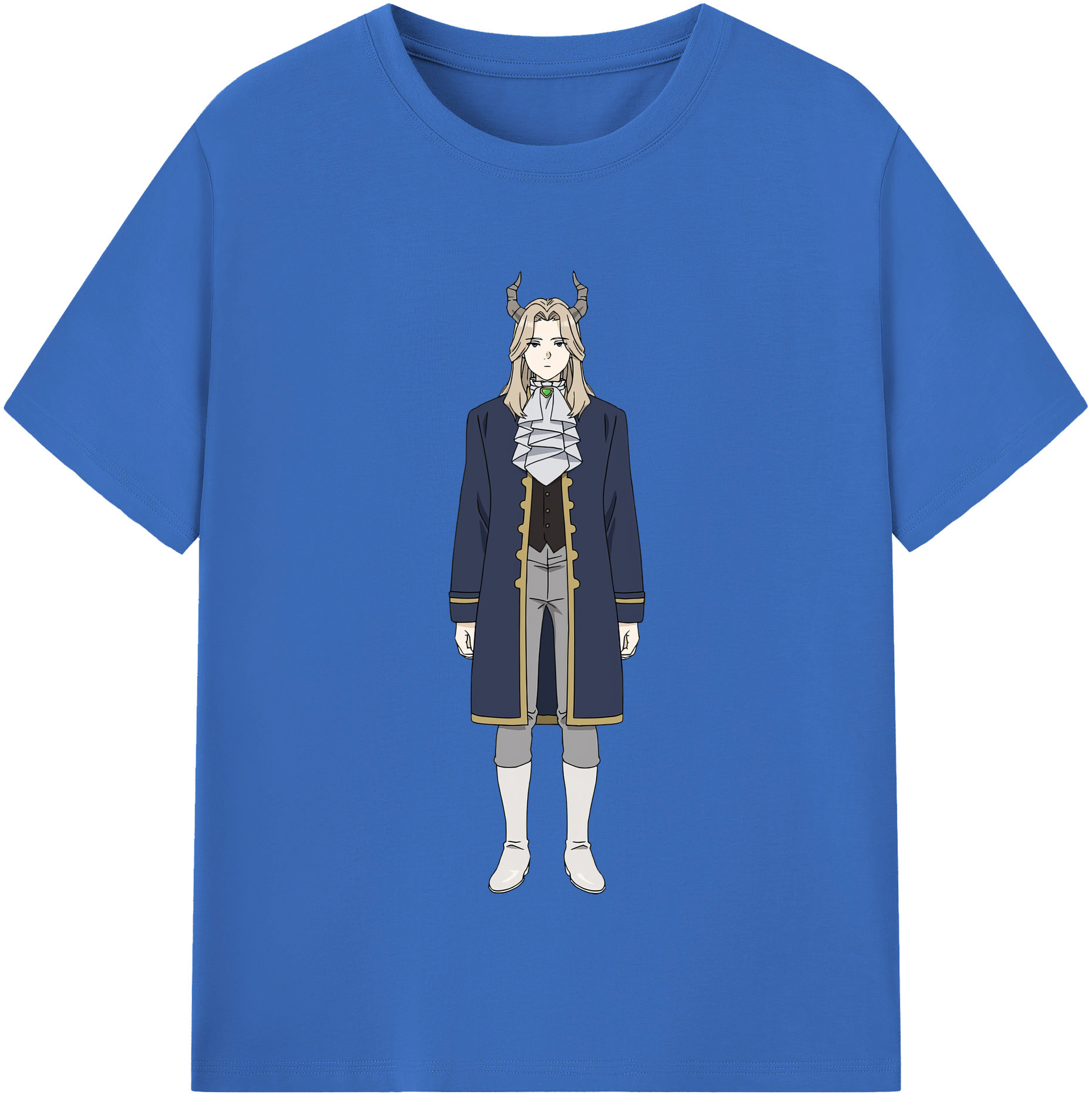 （画像用） 葬送のフリーレン Frieren 綿100％半袖Tシャツ（フロントプリント）