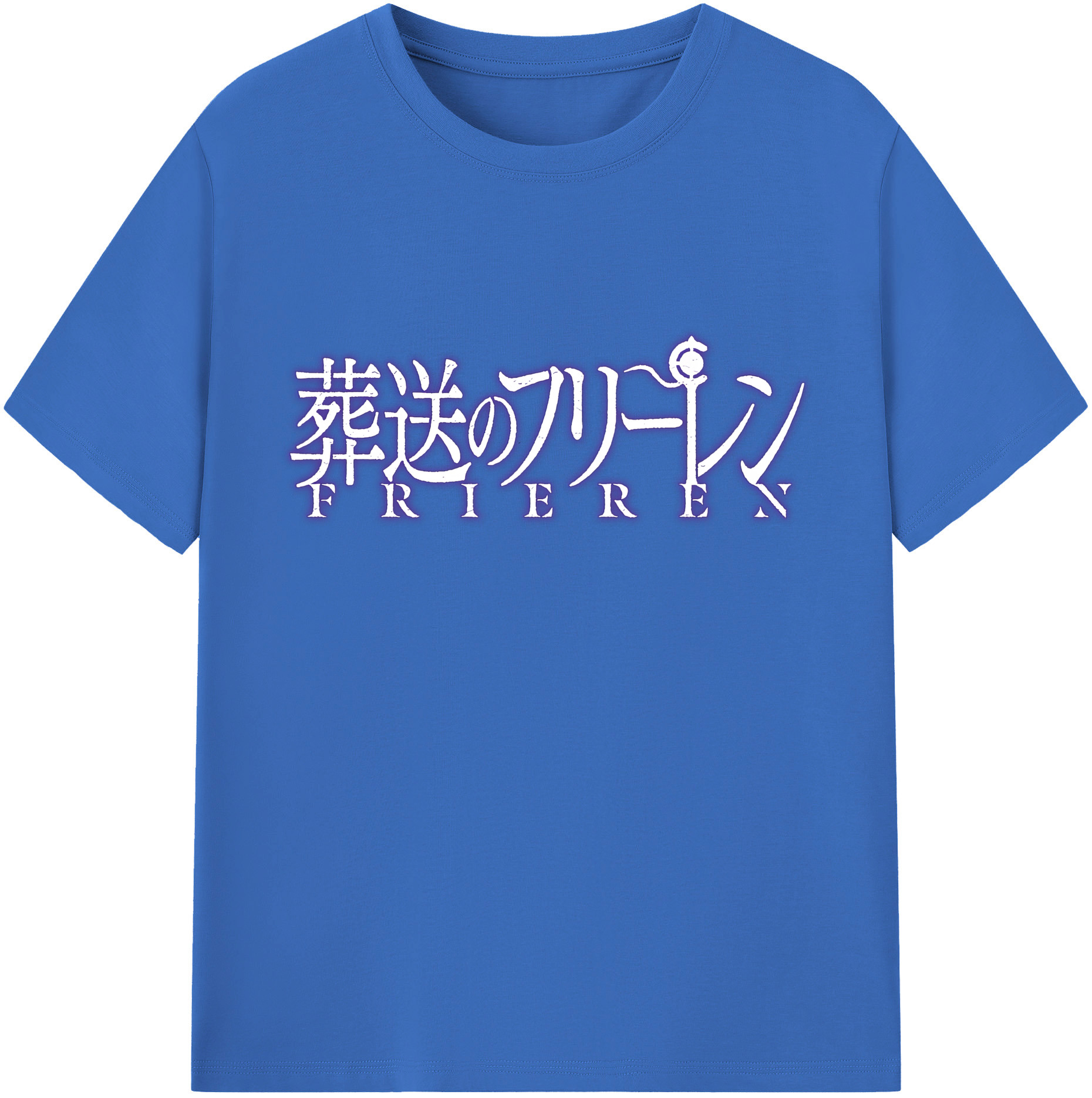 （画像用） 葬送のフリーレン Frieren 綿100％半袖Tシャツ（フロントプリント）