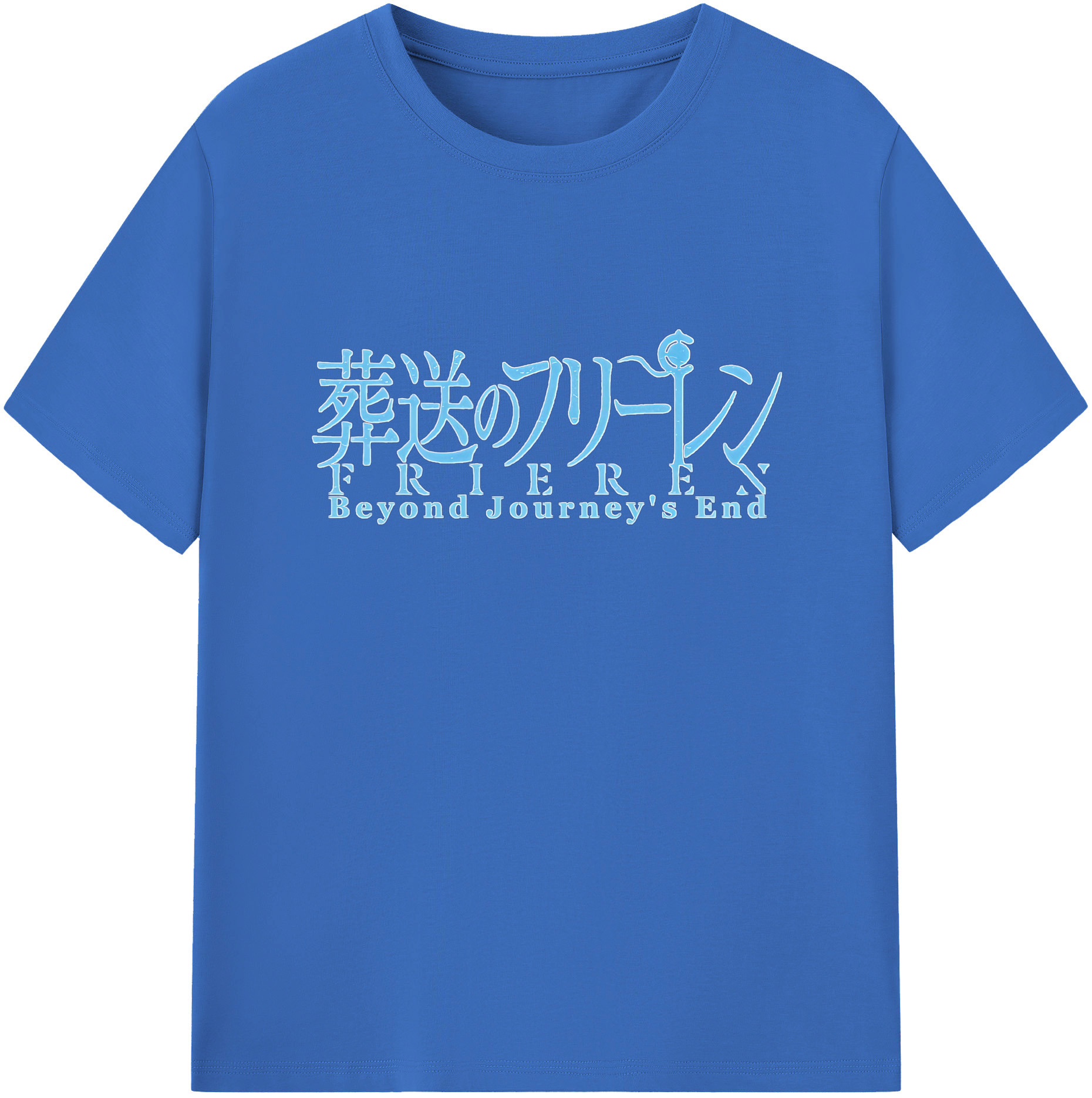 （画像用） 葬送のフリーレン Frieren 綿100％半袖Tシャツ（フロントプリント）