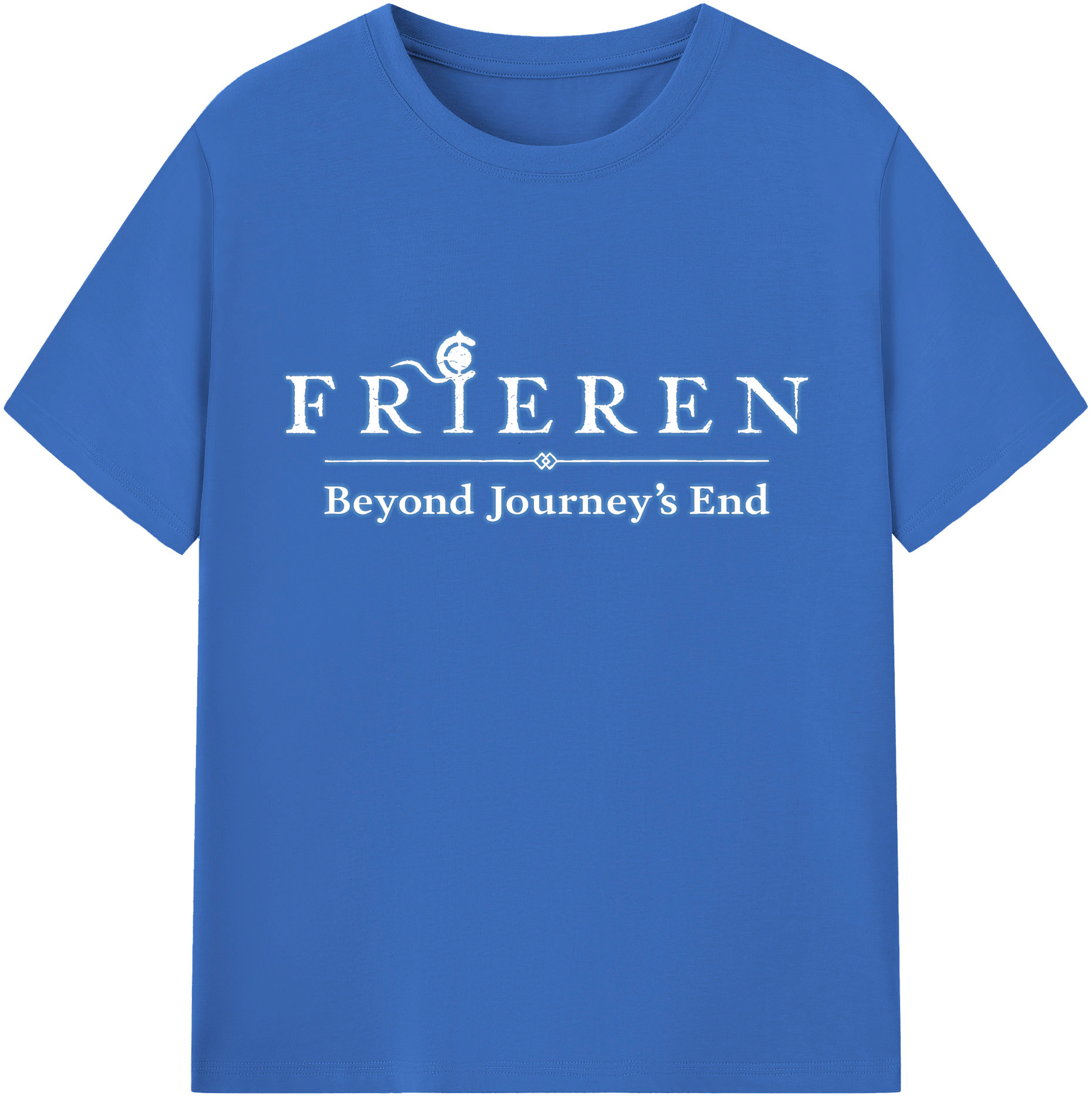 （画像用） 葬送のフリーレン Frieren 綿100％半袖Tシャツ（フロントプリント）