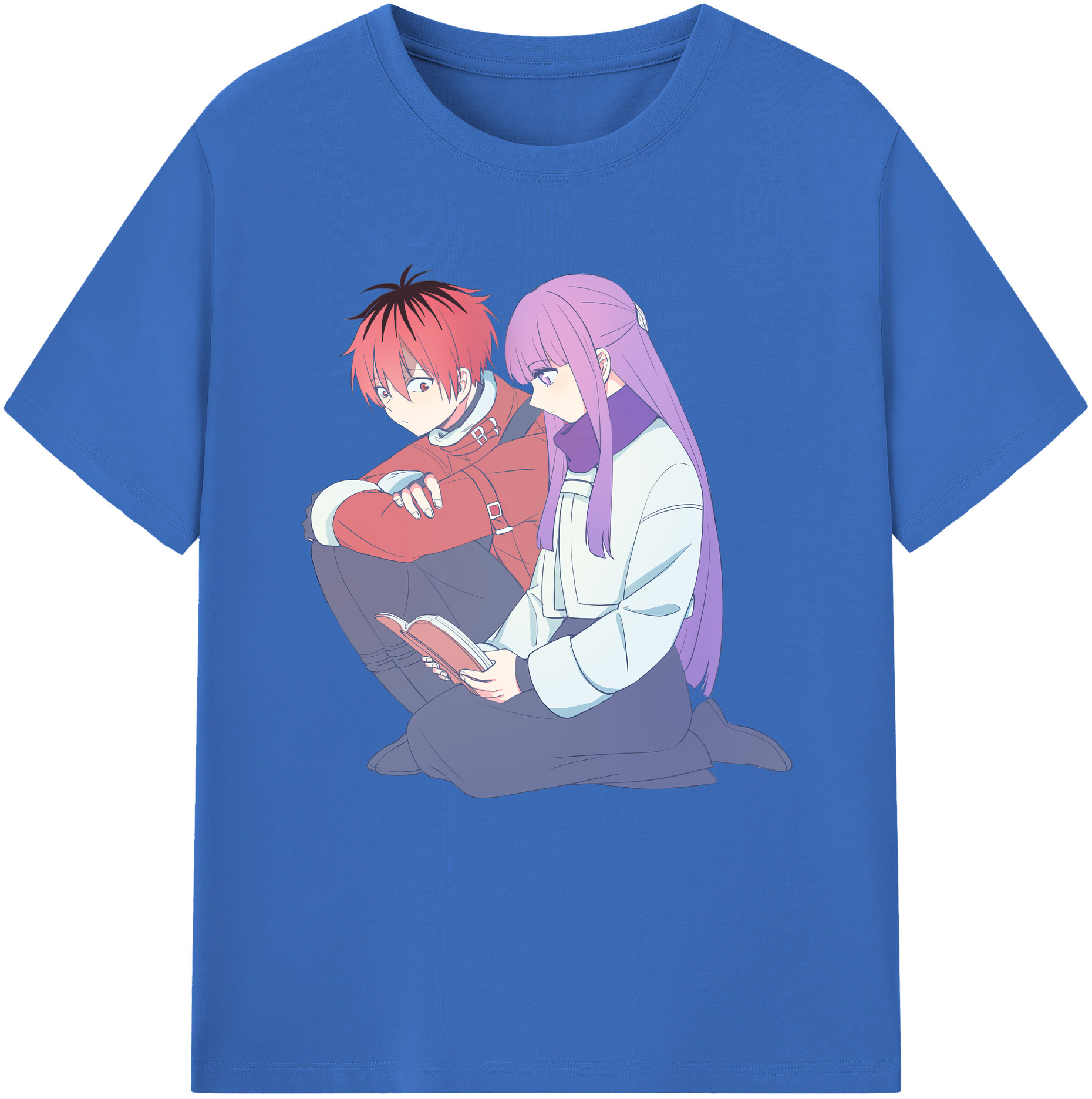 （画像用） 葬送のフリーレン Frieren 綿100％半袖Tシャツ（フロントプリント）