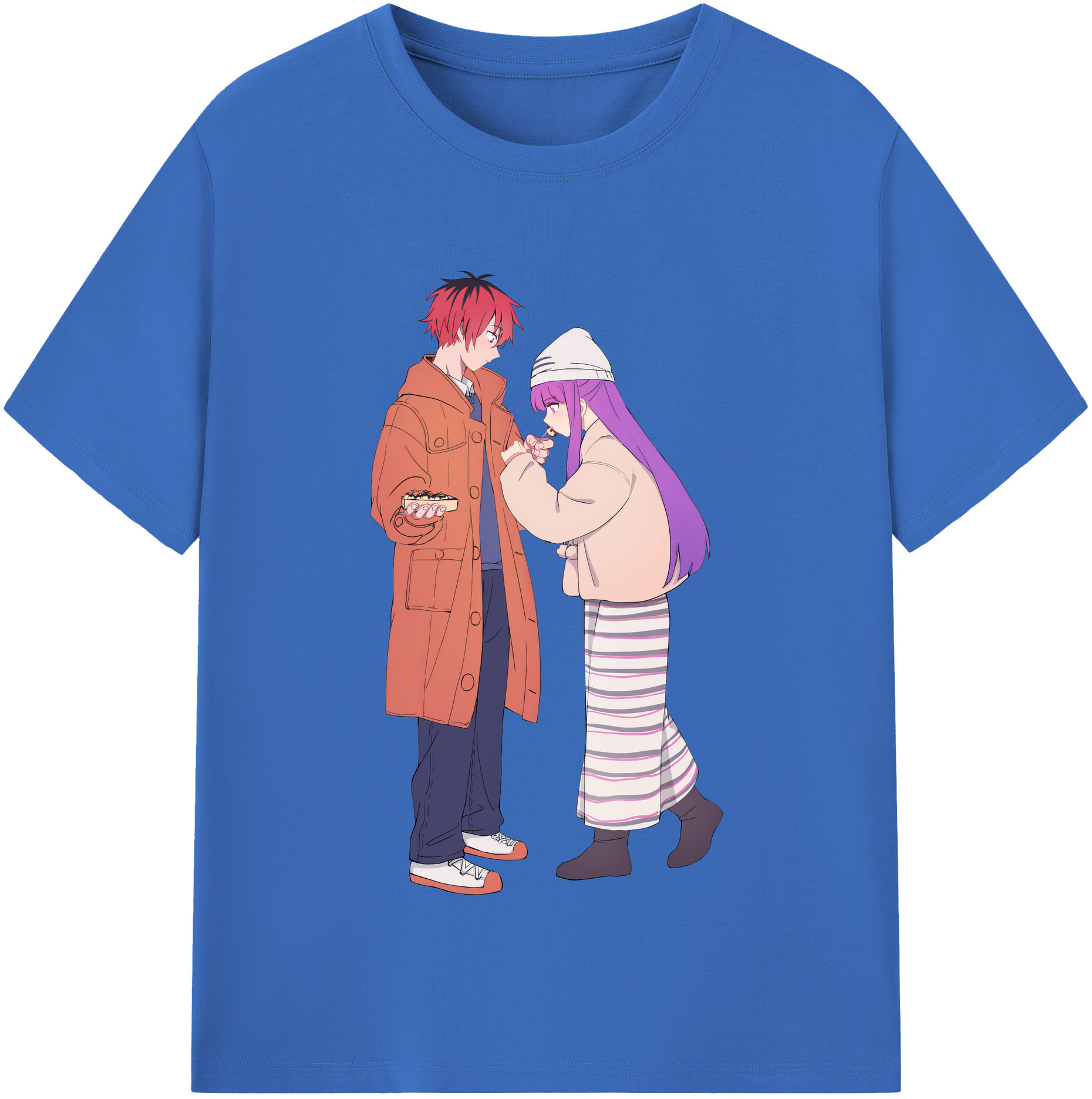 （画像用） 葬送のフリーレン Frieren 綿100％半袖Tシャツ（フロントプリント）
