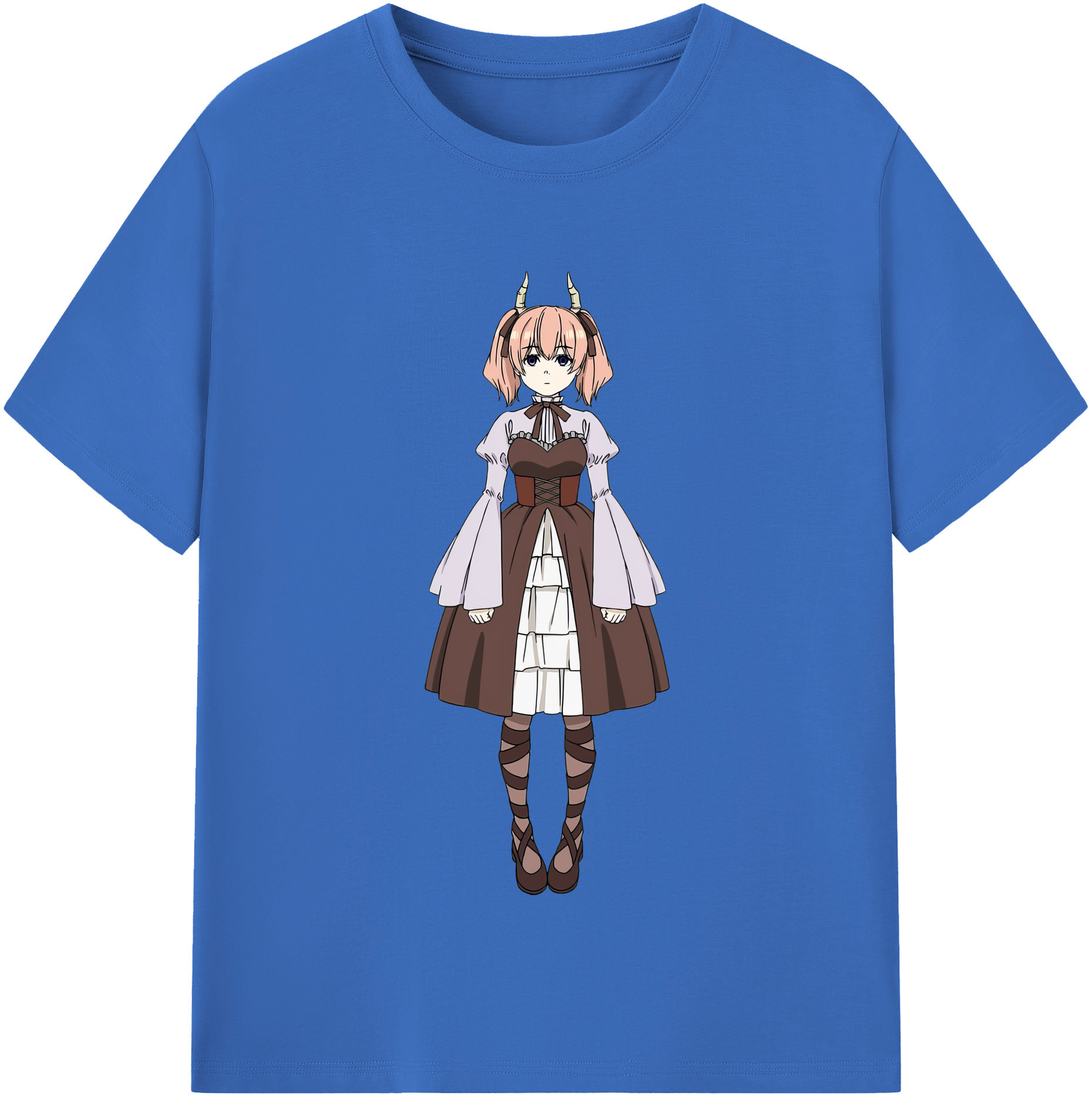 （画像用） 葬送のフリーレン Frieren 綿100％半袖Tシャツ（フロントプリント）