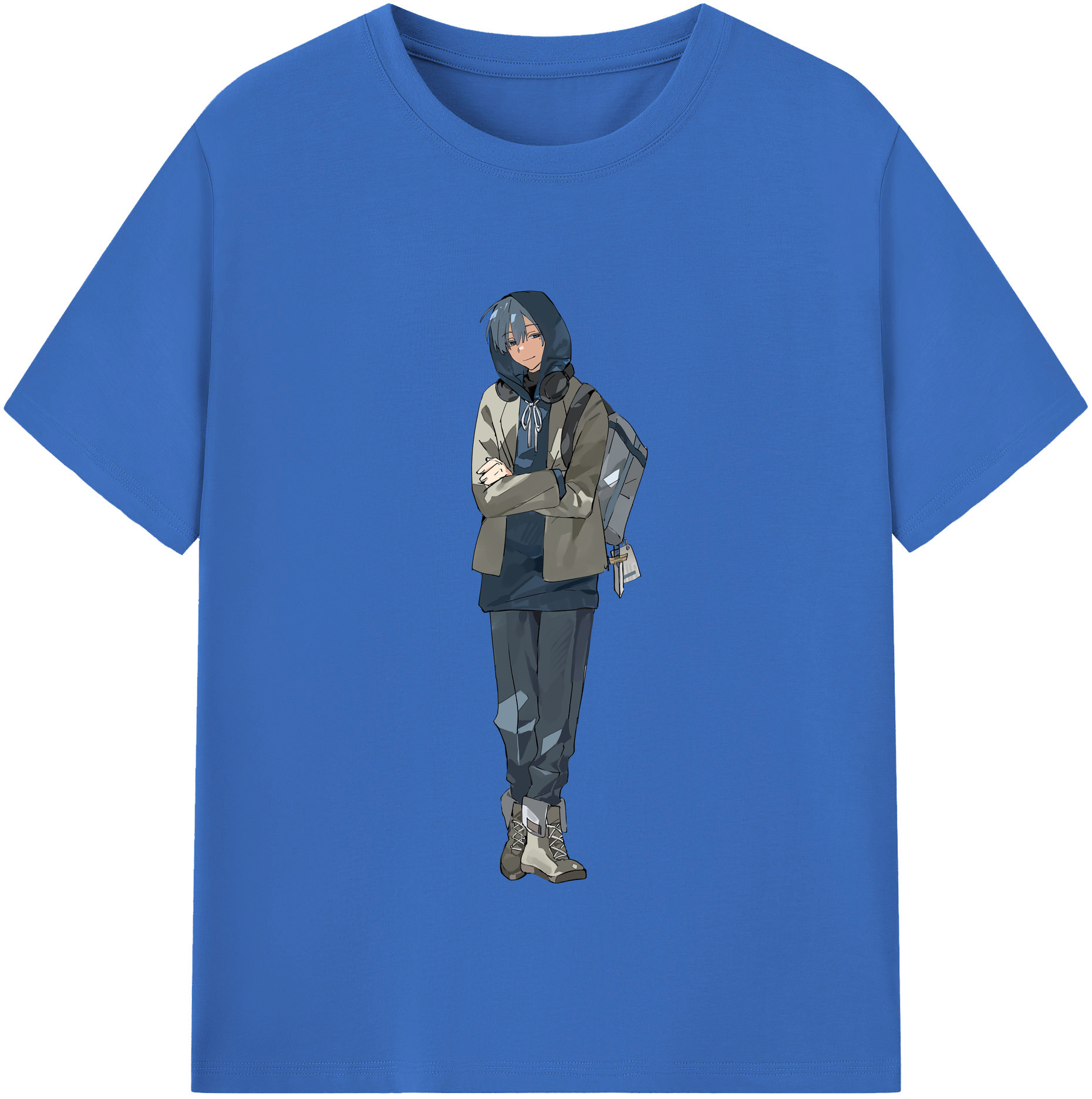 （画像用） 葬送のフリーレン Frieren 綿100％半袖Tシャツ（フロントプリント）