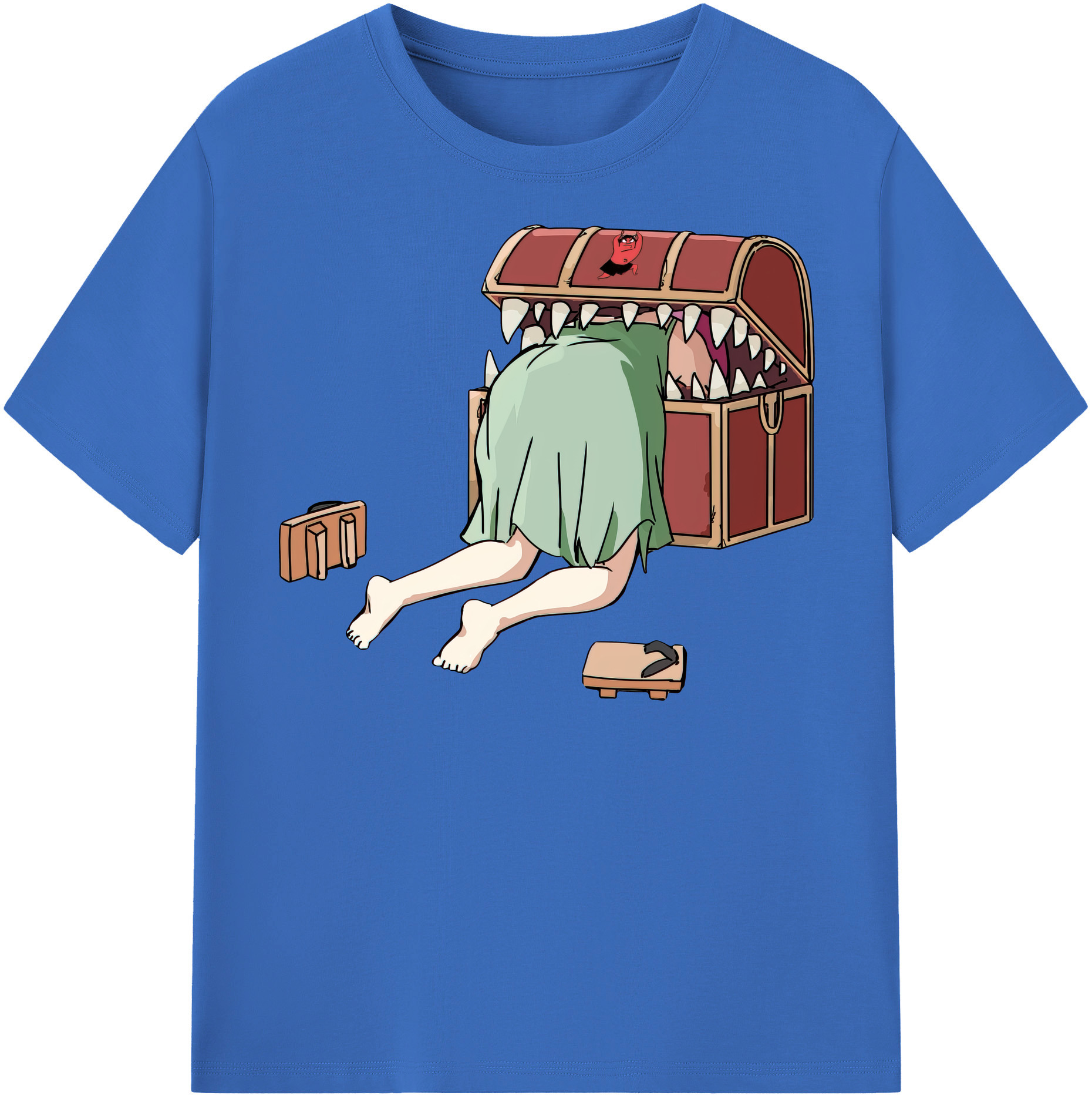 （画像用） 葬送のフリーレン Frieren 綿100％半袖Tシャツ（フロントプリント）