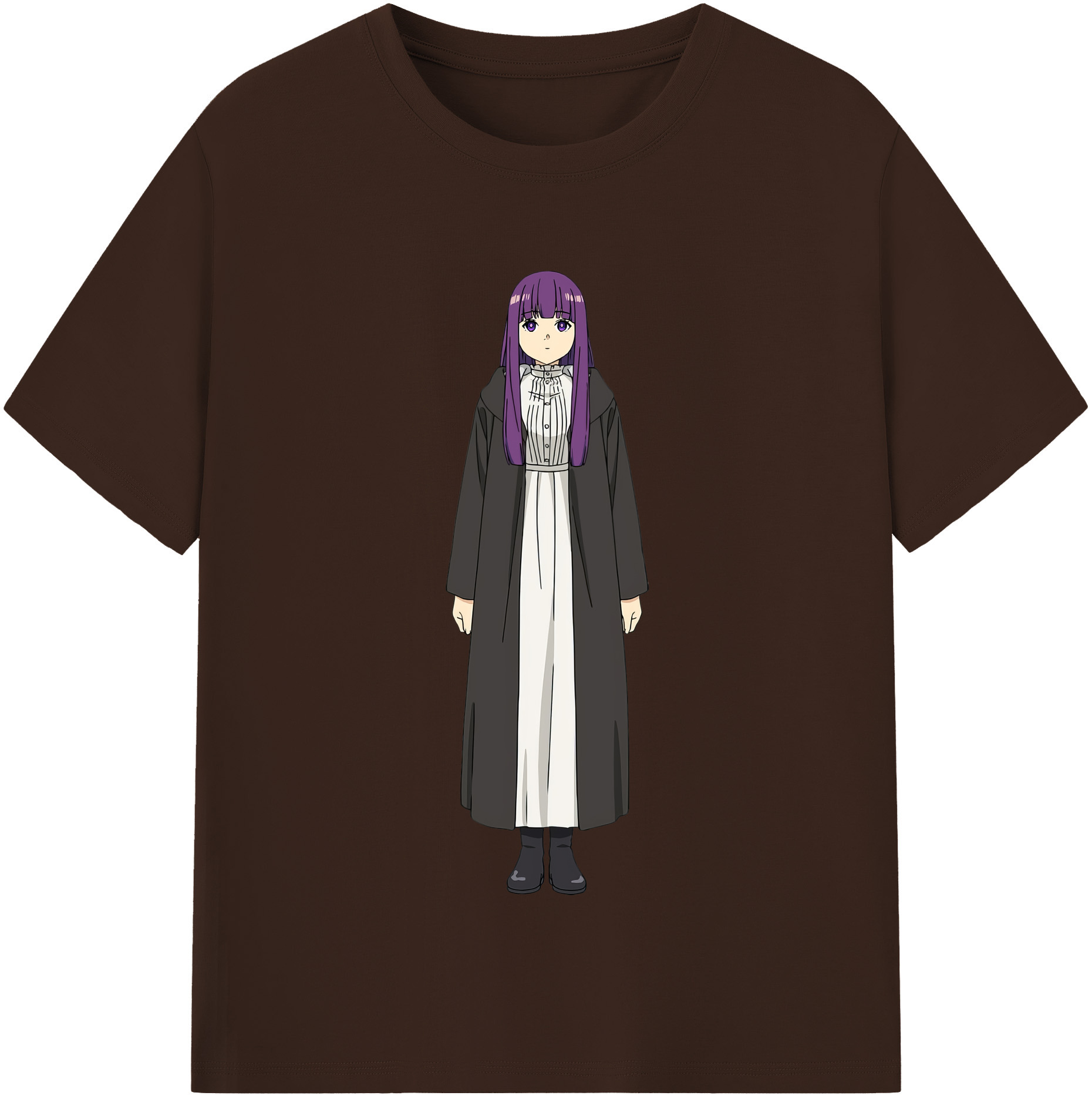 （画像用） 葬送のフリーレン Frieren 綿100％半袖Tシャツ（フロントプリント）