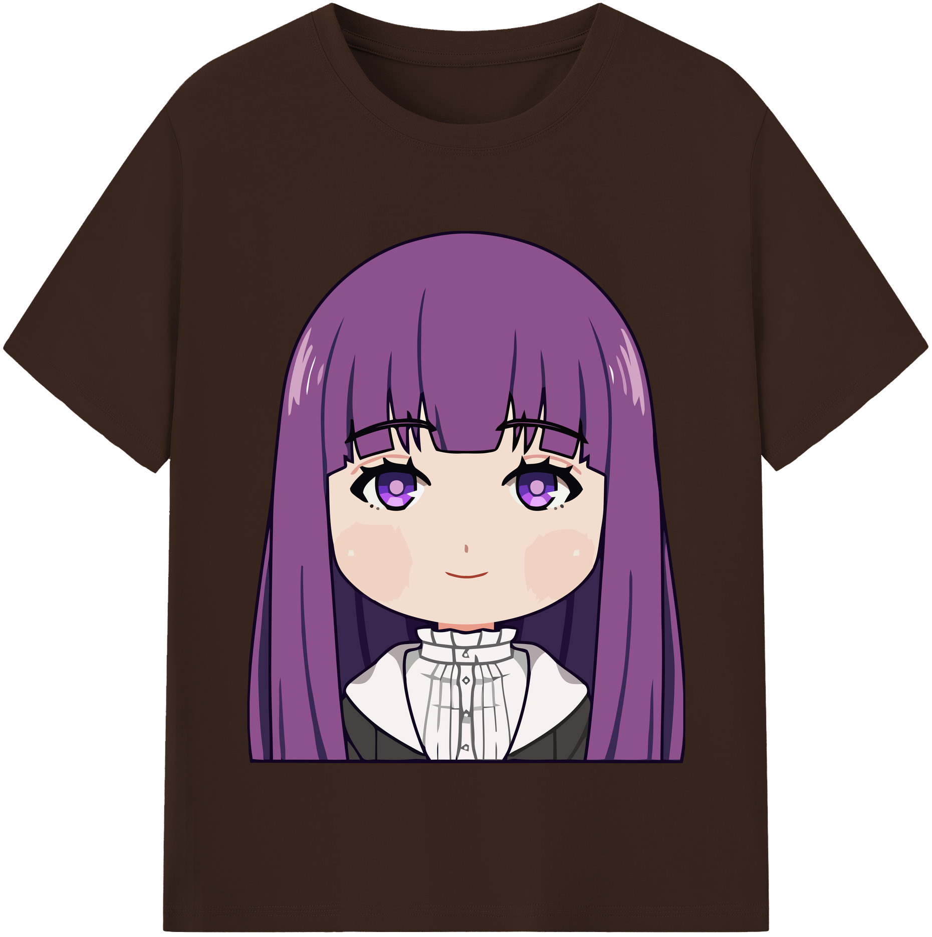 （画像用） 葬送のフリーレン Frieren 綿100％半袖Tシャツ（フロントプリント）
