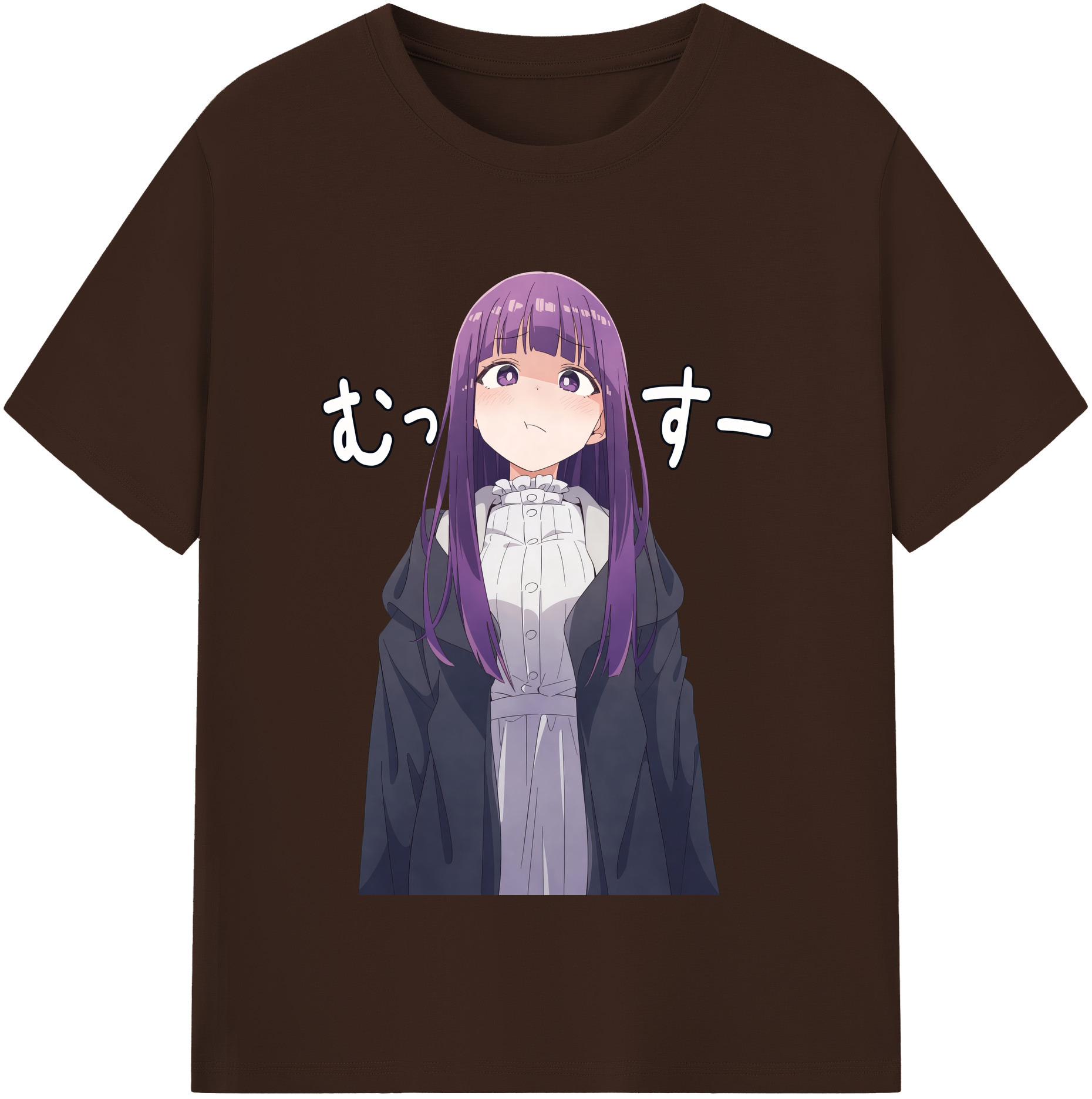 （画像用） 葬送のフリーレン Frieren 綿100％半袖Tシャツ（フロントプリント）