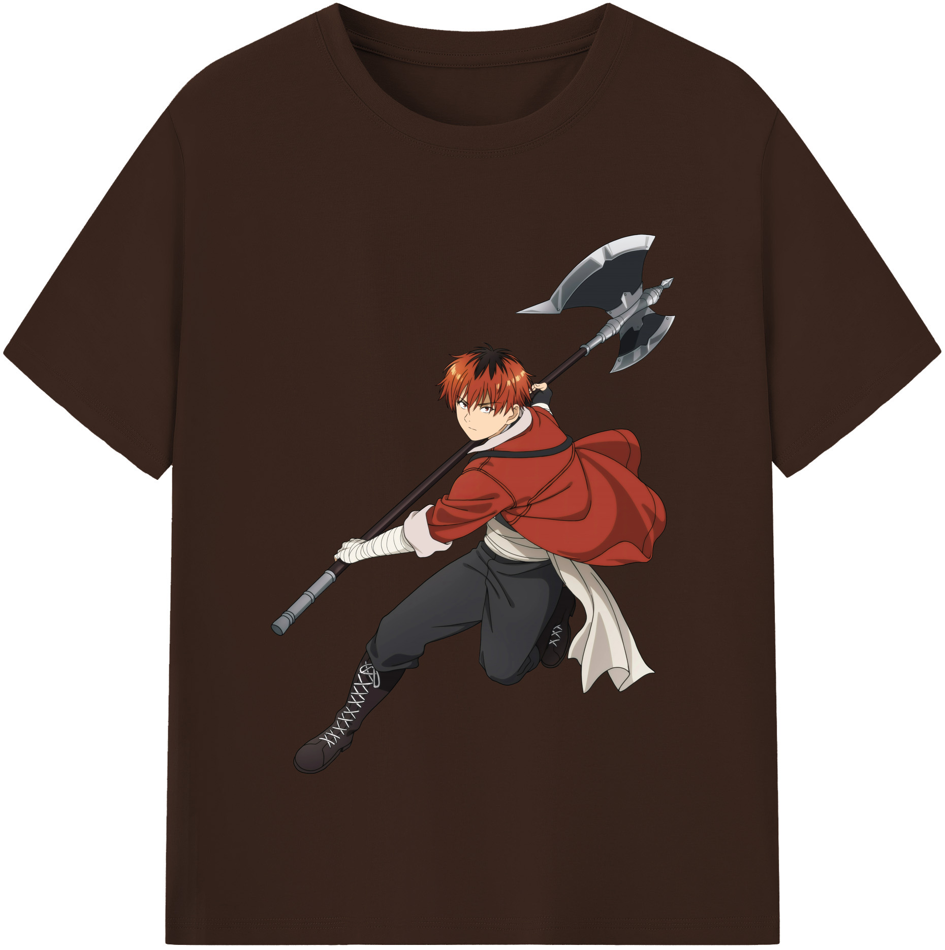 （画像用） 葬送のフリーレン Frieren 綿100％半袖Tシャツ（フロントプリント）