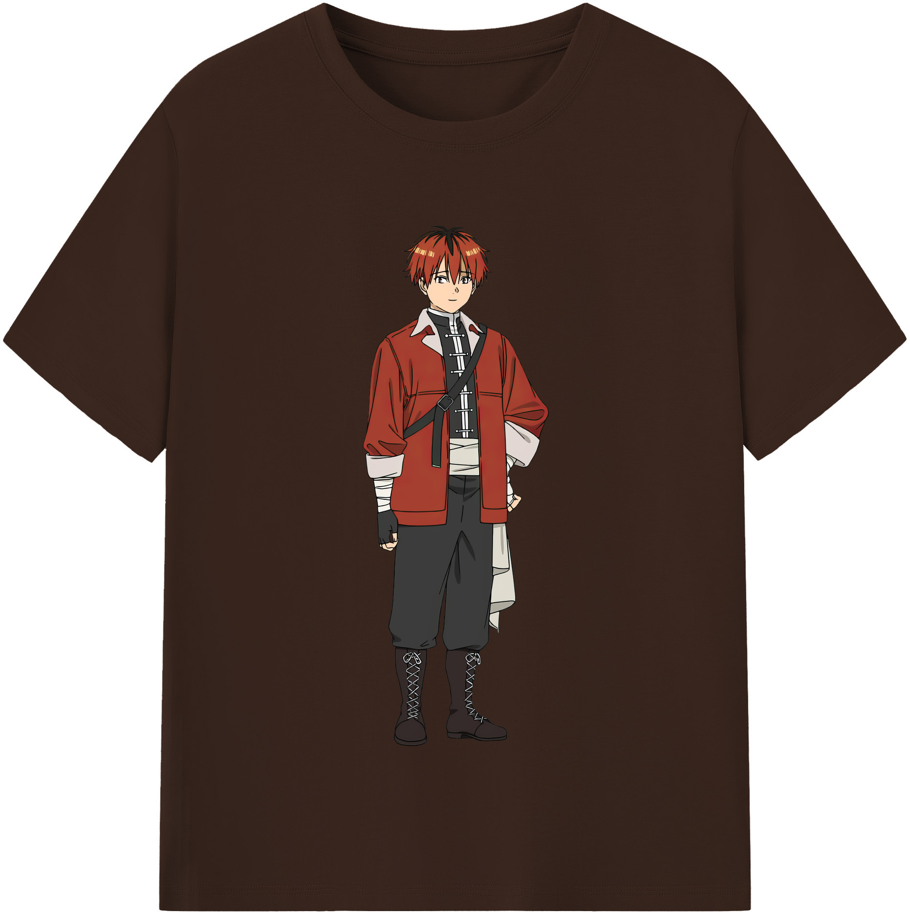 （画像用） 葬送のフリーレン Frieren 綿100％半袖Tシャツ（フロントプリント）